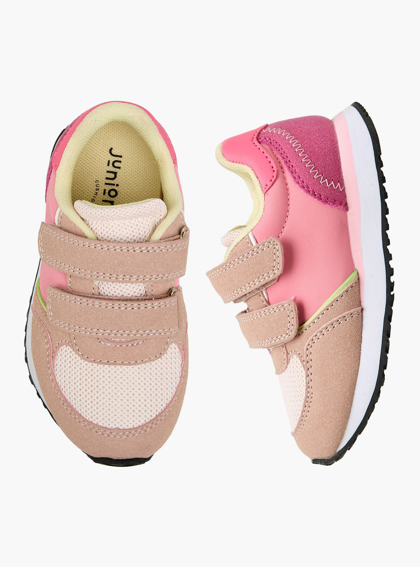 حذاء سنيكرز للكاحل بشريط لاصق للبنات من جونيورز-girls-shoes-sneakers-image-1