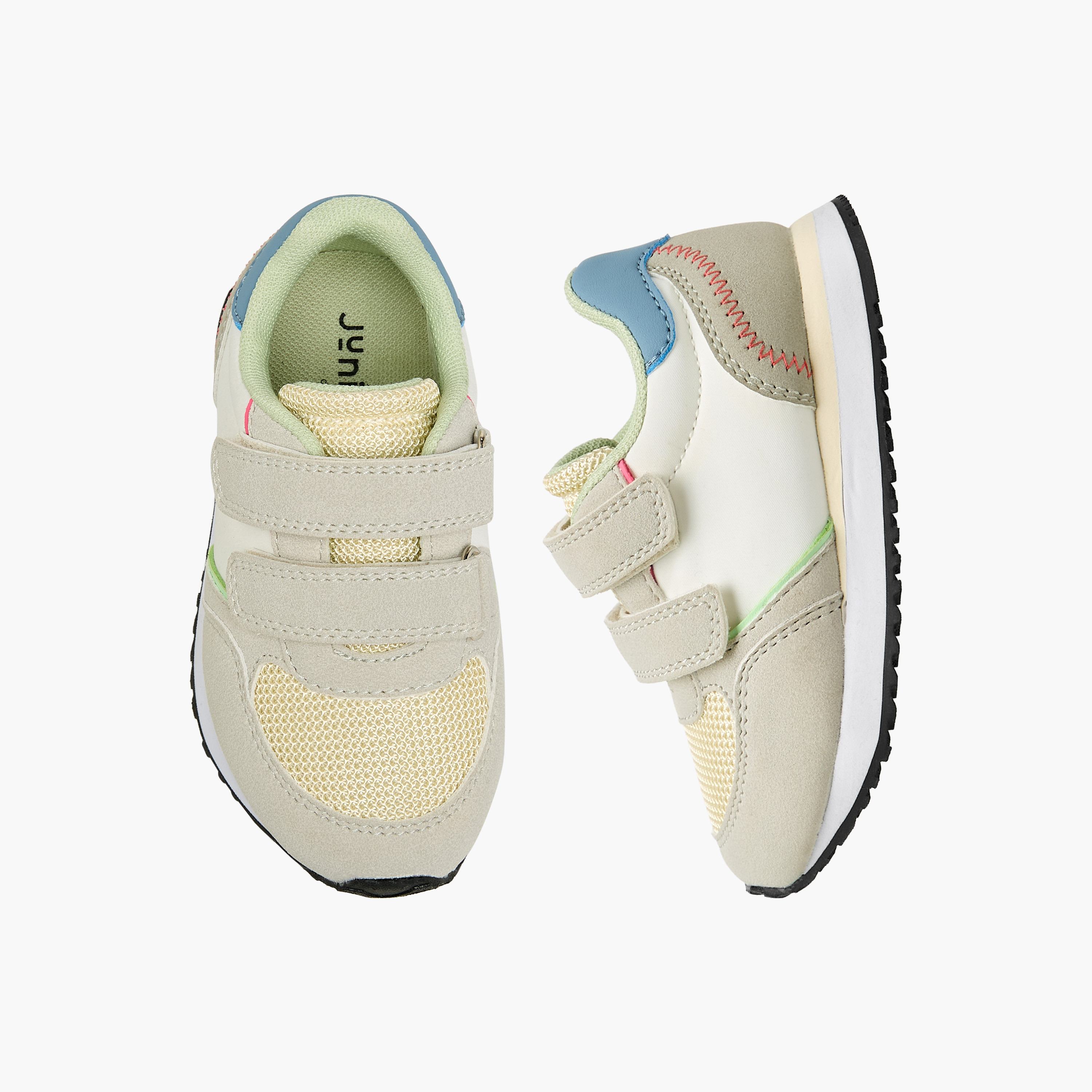 حذاء سنيكرز للكاحل بشريط لاصق للبنات من جونيورز-girls-shoes-sneakers-image-1