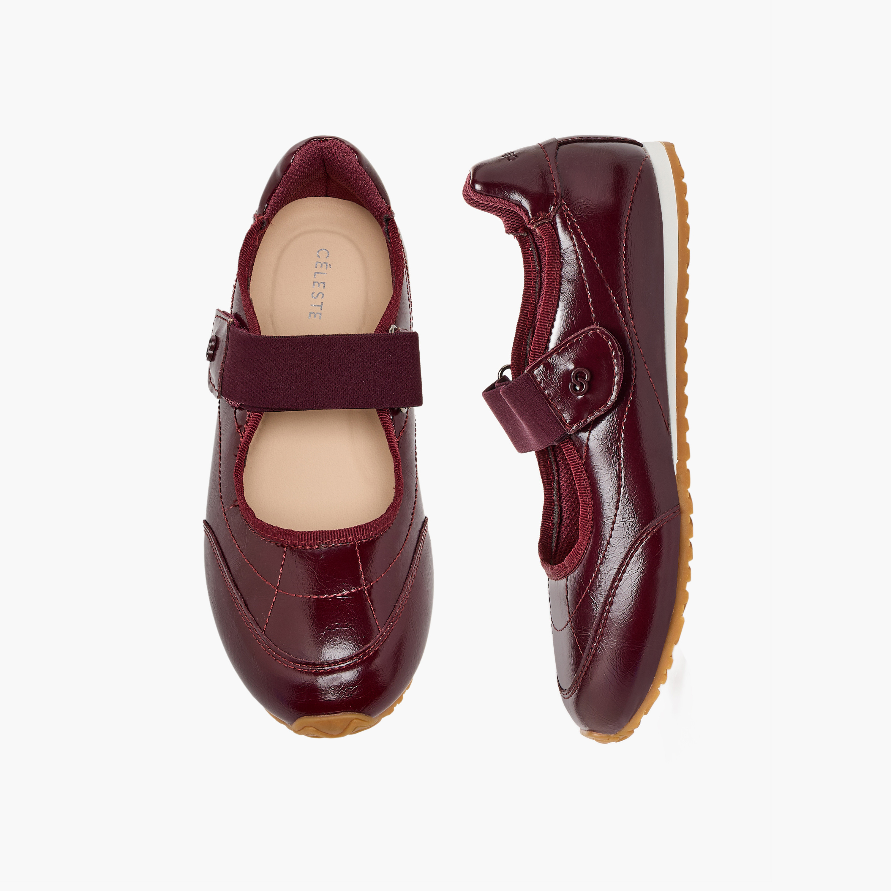 حذاء سنيكرز ماري جين بشريط إغلاق للنساء من سيلست-women-shoes-ballerinas-image-1