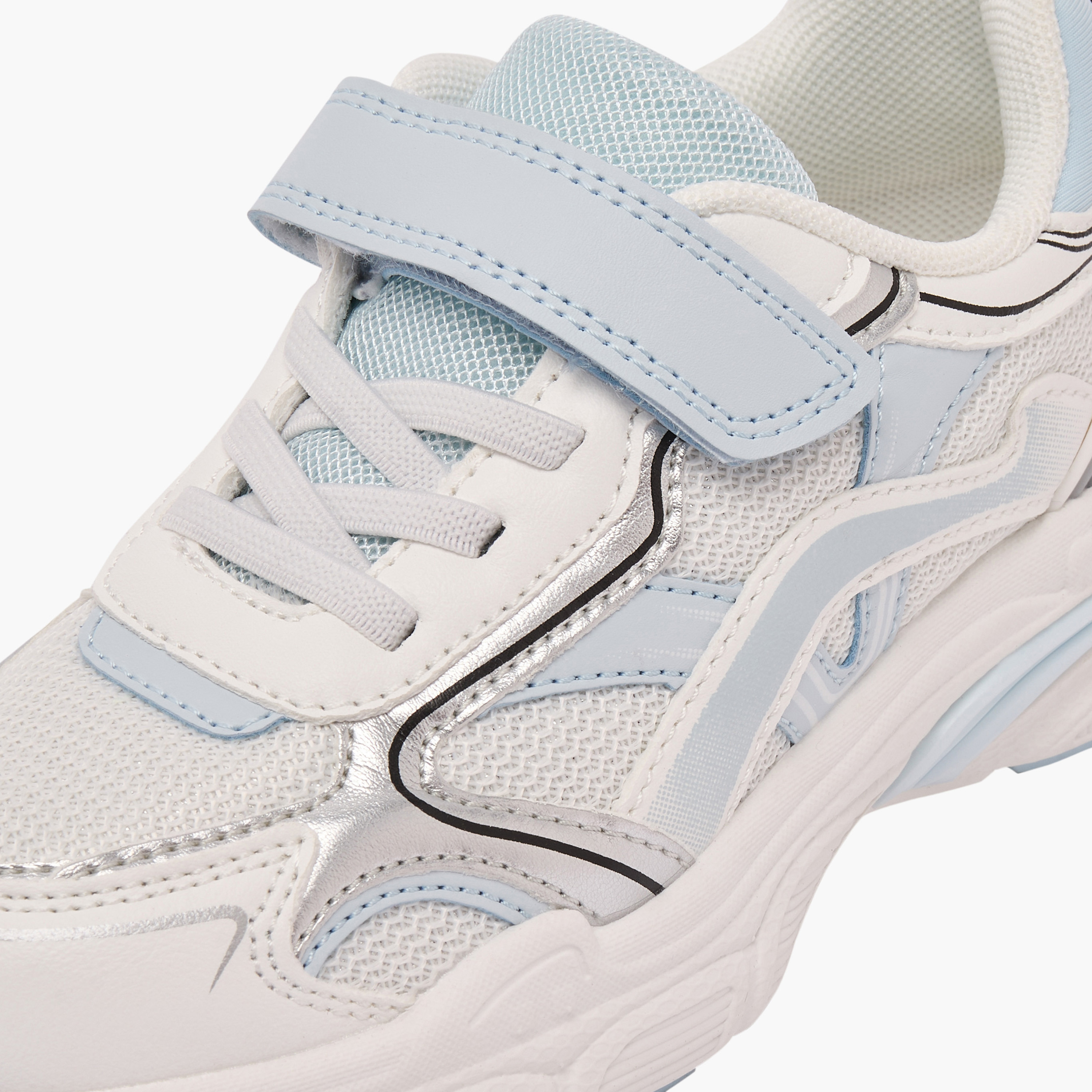Little Missy Girls Hook & Loop Sneakers-girls-shoes-sneakers-image-4