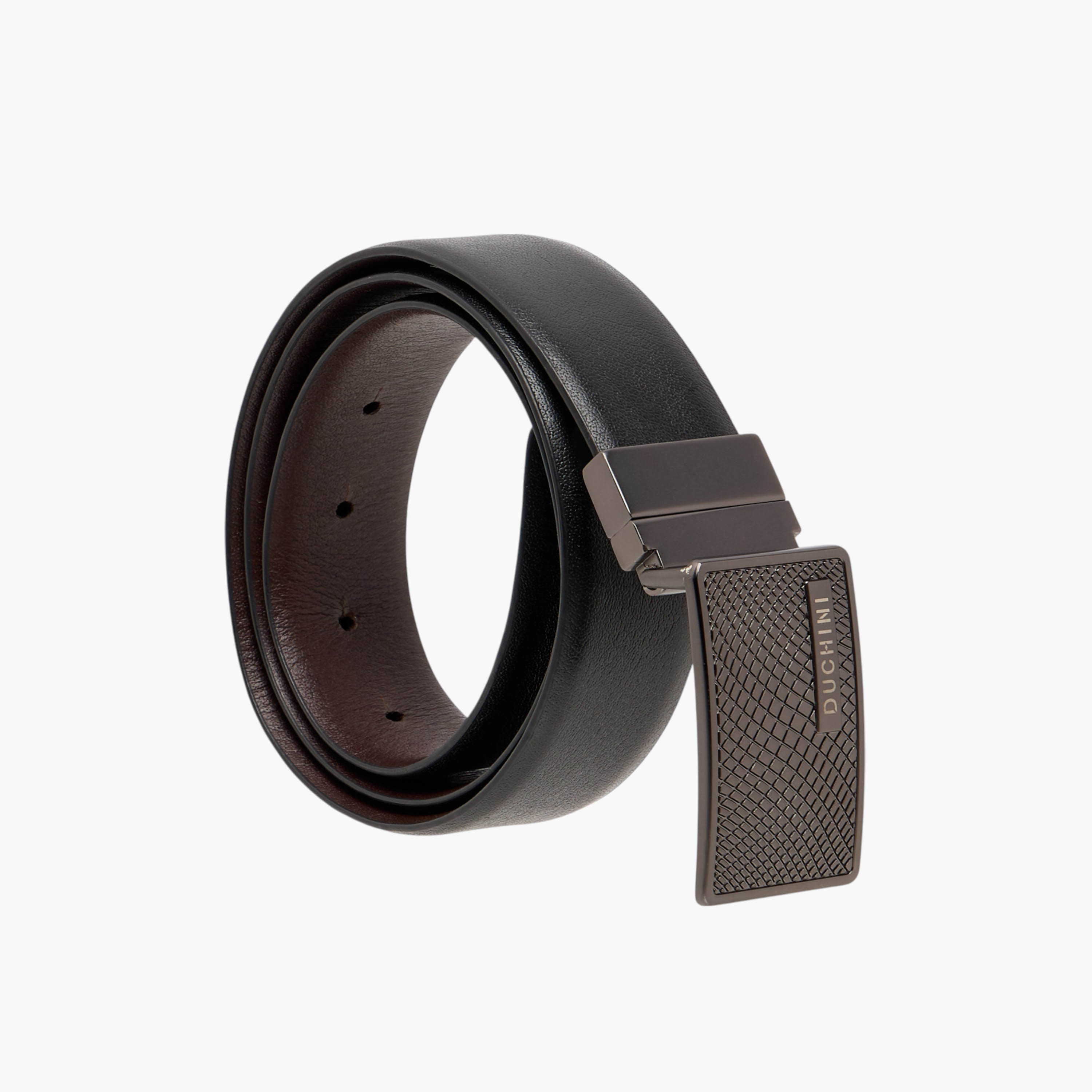 حزام سادة بإبزيم إغلاق من دوتشيني-men-beltsandwallets-belts-image-1