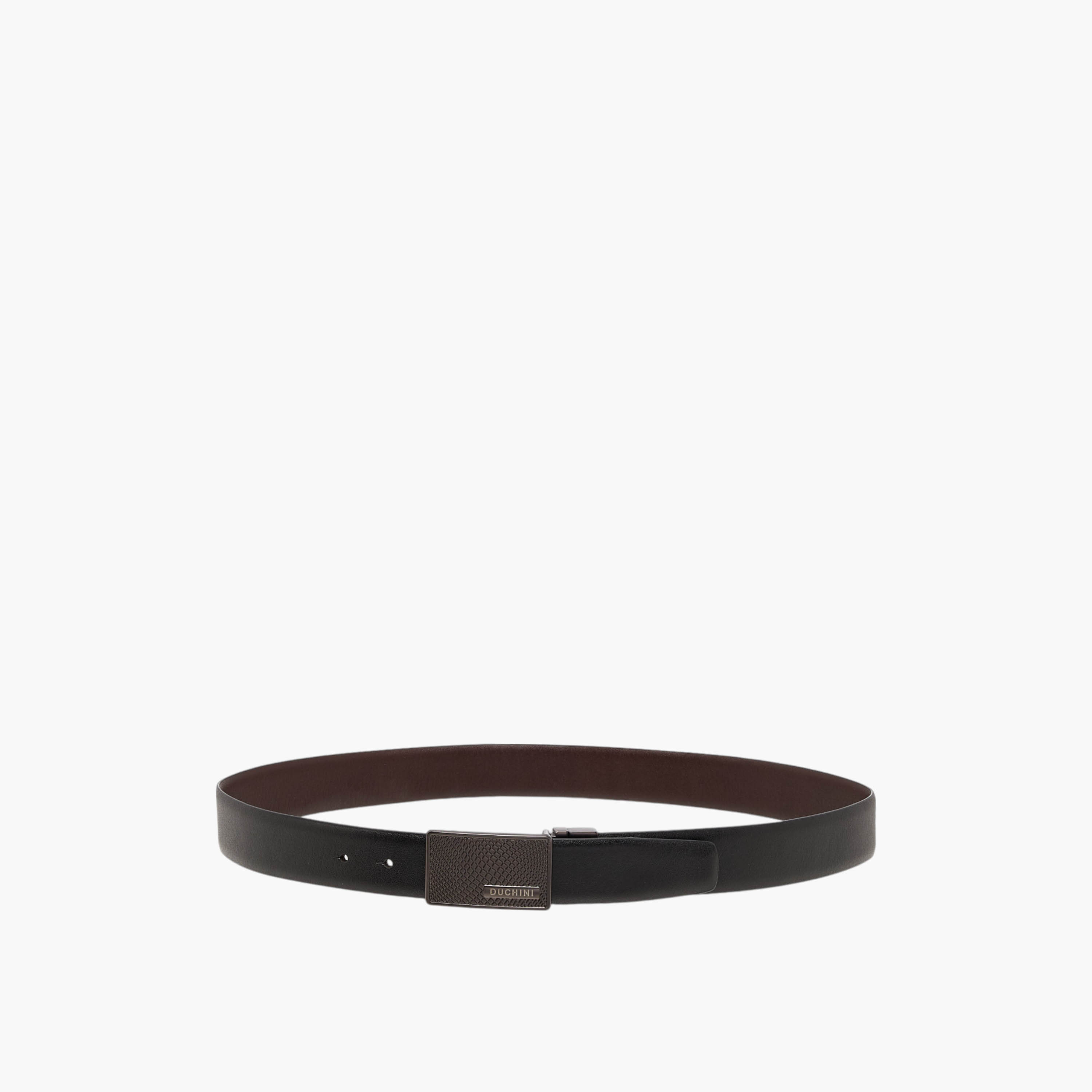 حزام سادة بإبزيم إغلاق من دوتشيني-men-beltsandwallets-belts-image-4