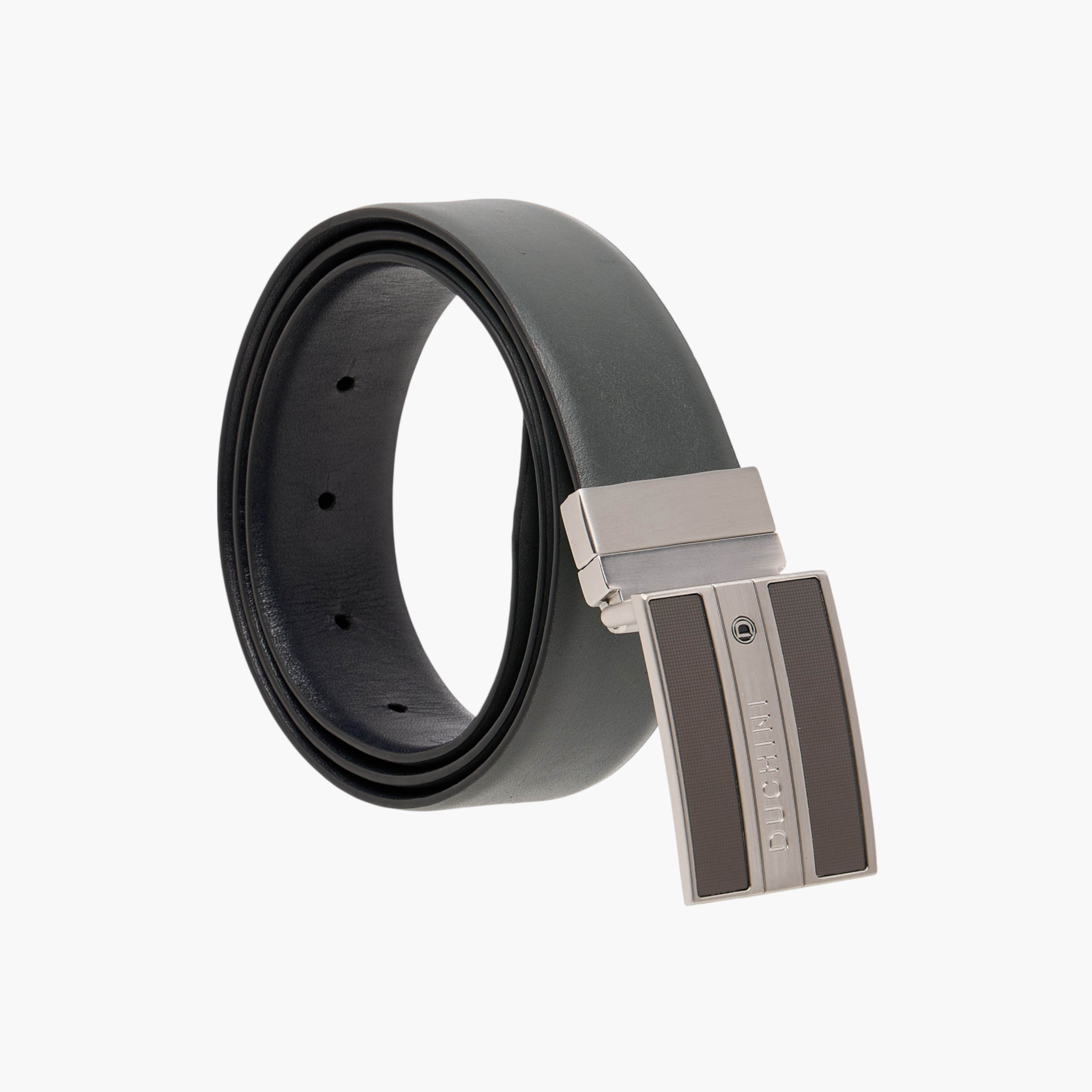 حزام سادة بإبزيم إغلاق من دوتشيني-men-beltsandwallets-belts-image-1