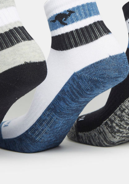 KangaROOS Printed Ankle Length Sports Socks - Set of 3