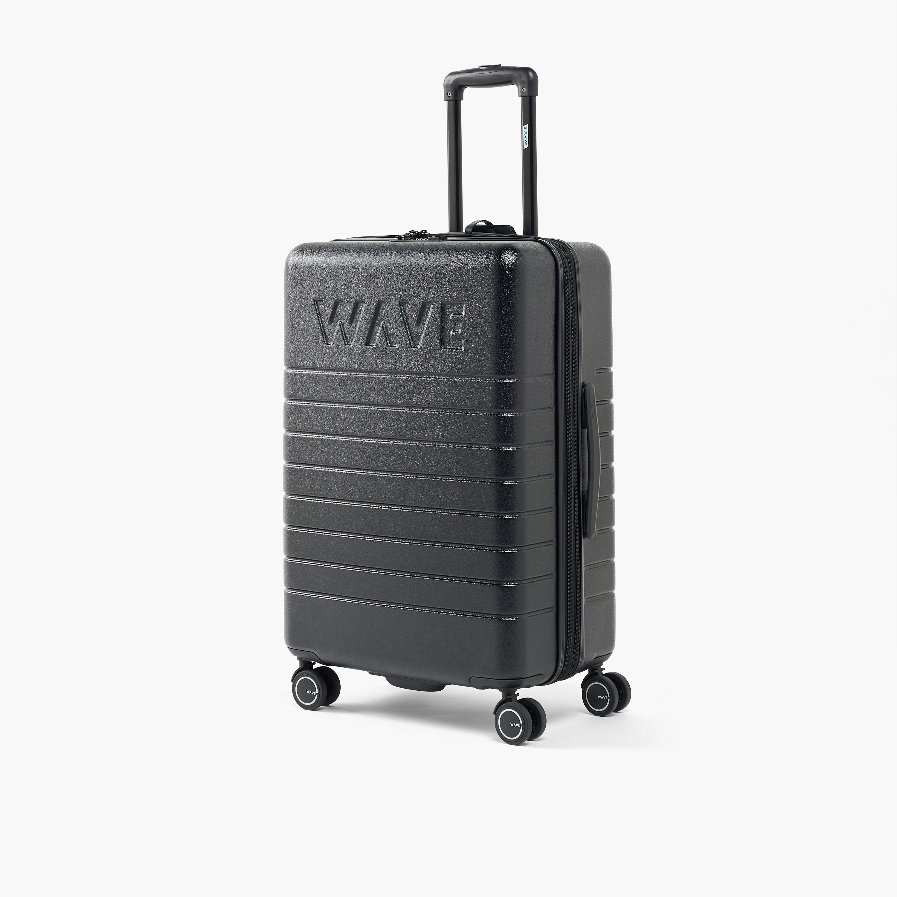 WAVE Textured Hardcase Luggage Trolley with Retractable Handle - 28 inches Check-In Bag-travel-luggagesandbags-luggage-image-1