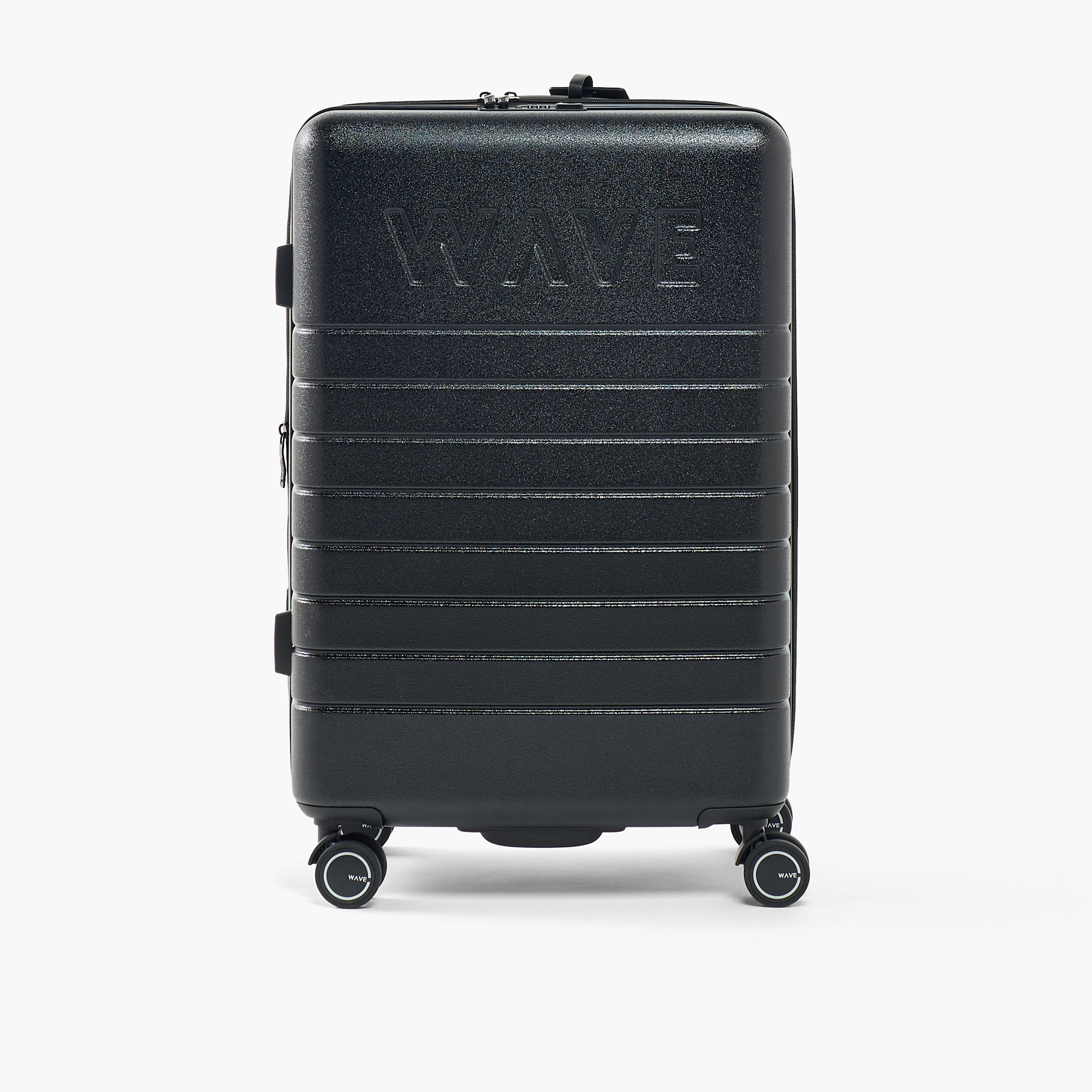 WAVE Textured Hardcase Luggage Trolley with Retractable Handle - 28 inches Check-In Bag-travel-luggagesandbags-luggage-image-3