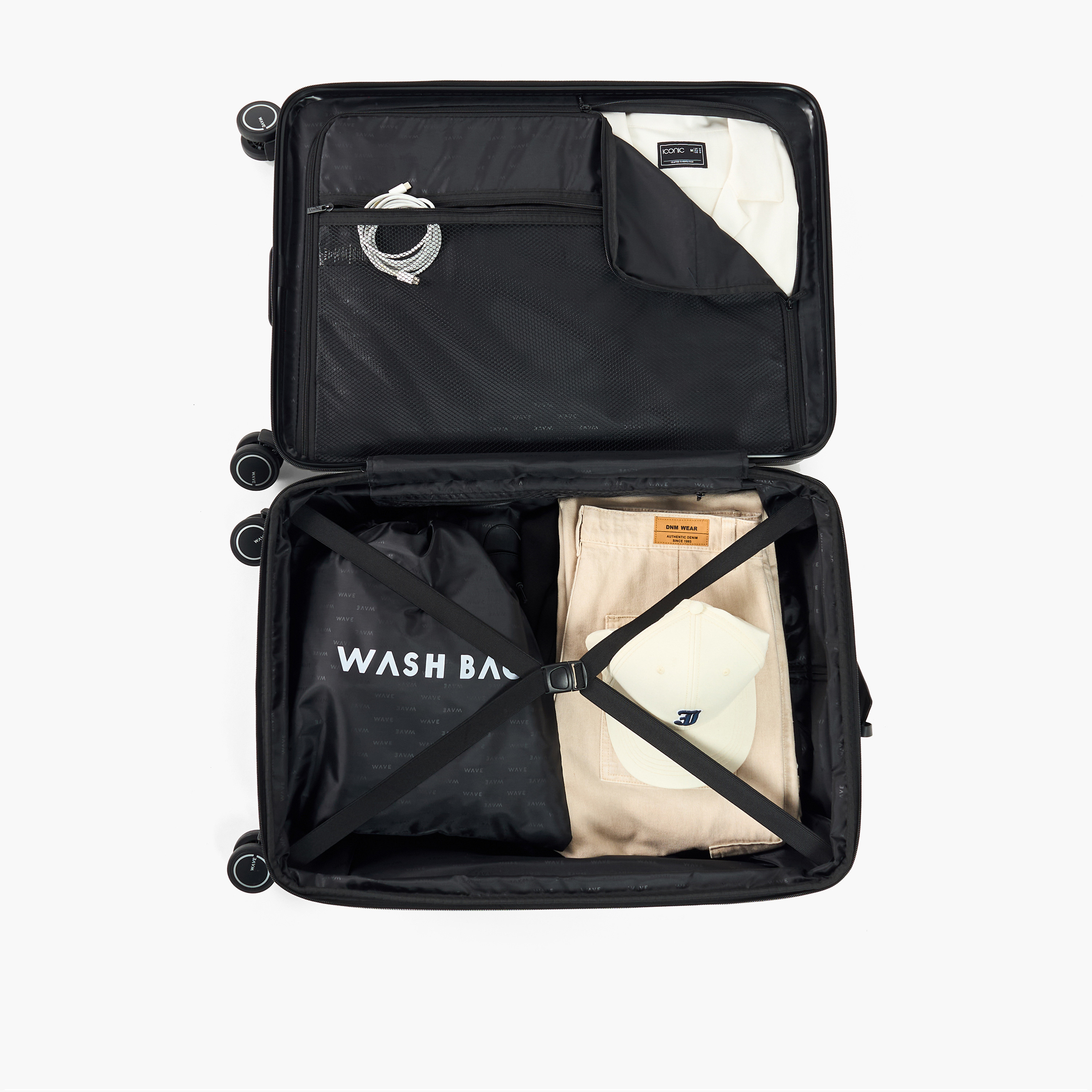 شنطة سفر ترولي صلبة بارزة الملمس بمقبض سحب من ويف-travel-luggagesandbags-luggage-image-8