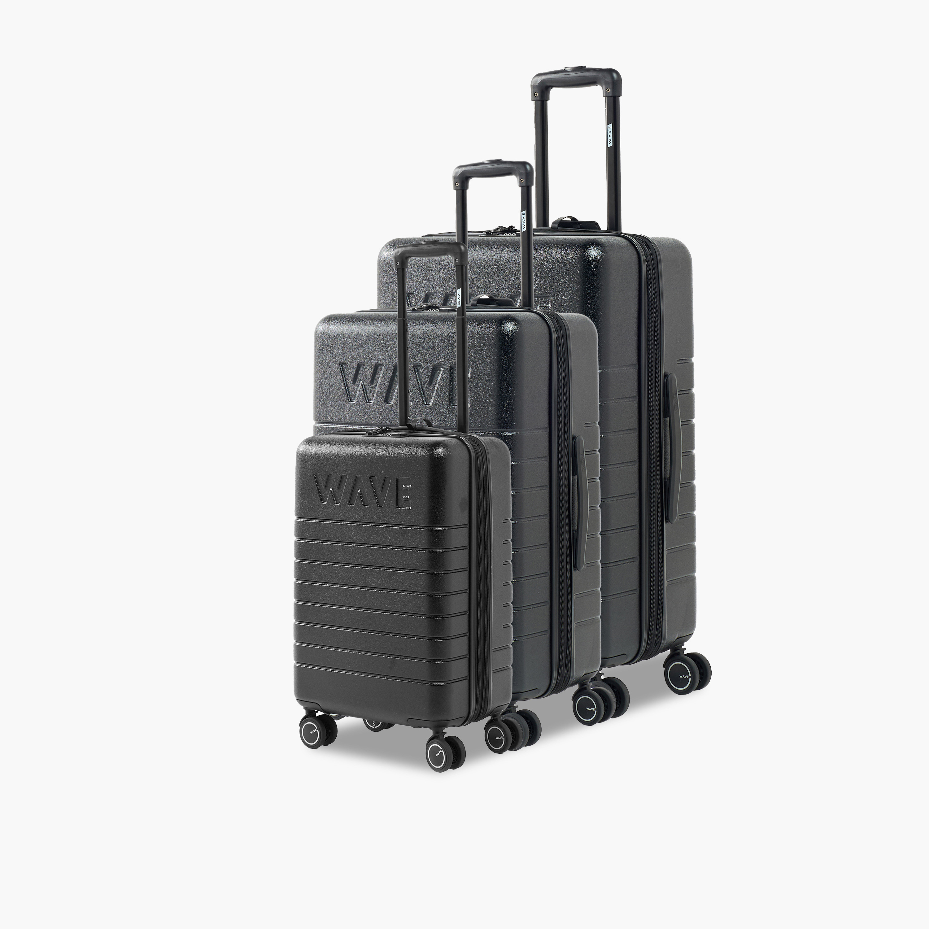 WAVE Textured Hardcase Luggage Trolley with Retractable Handle - 20 inches Cabin Bag-travel-luggagesandbags-luggage-image-10