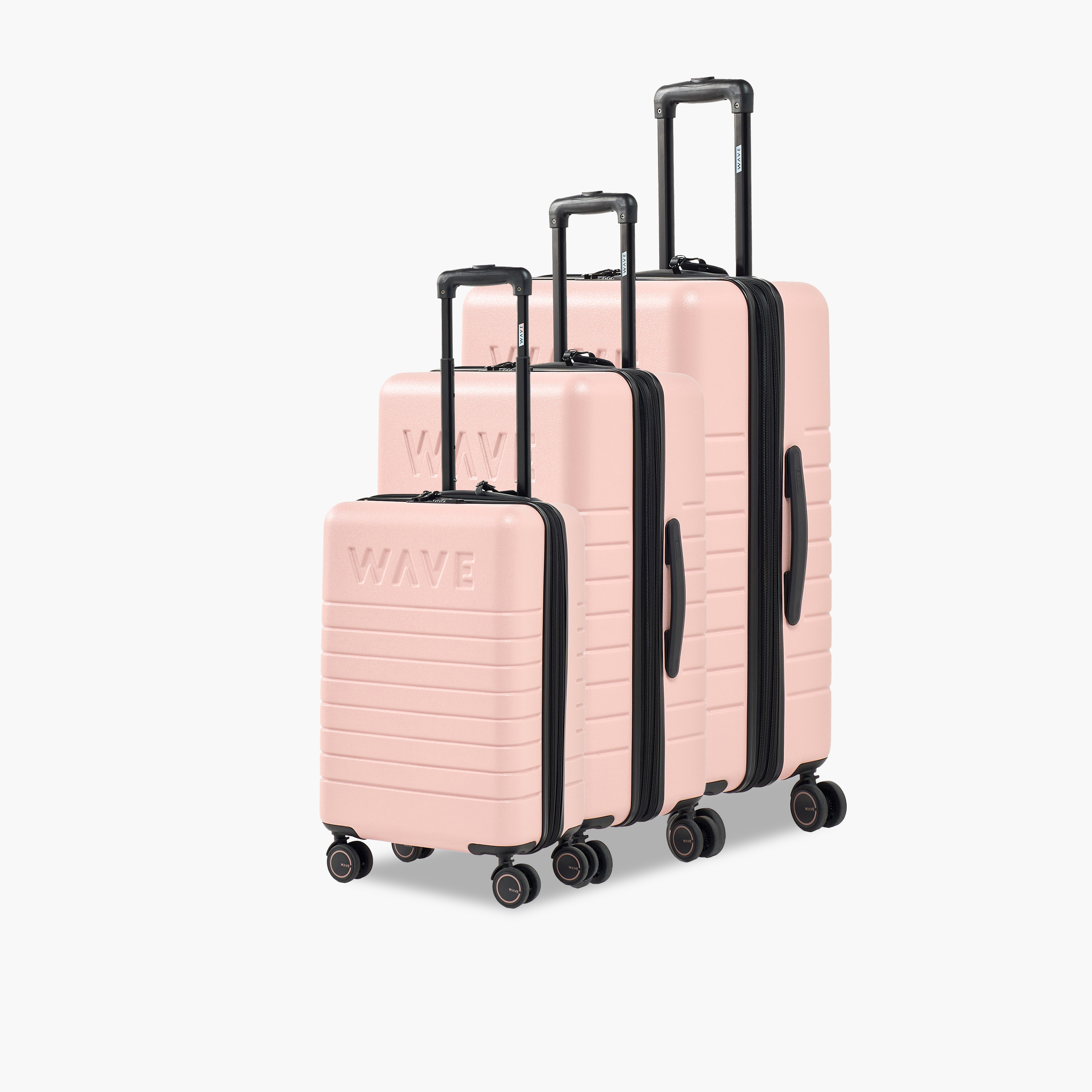 WAVE Textured Hardcase Luggage Trolley with Retractable Handle - 20 inches Cabin Bag-travel-luggagesandbags-luggage-image-10