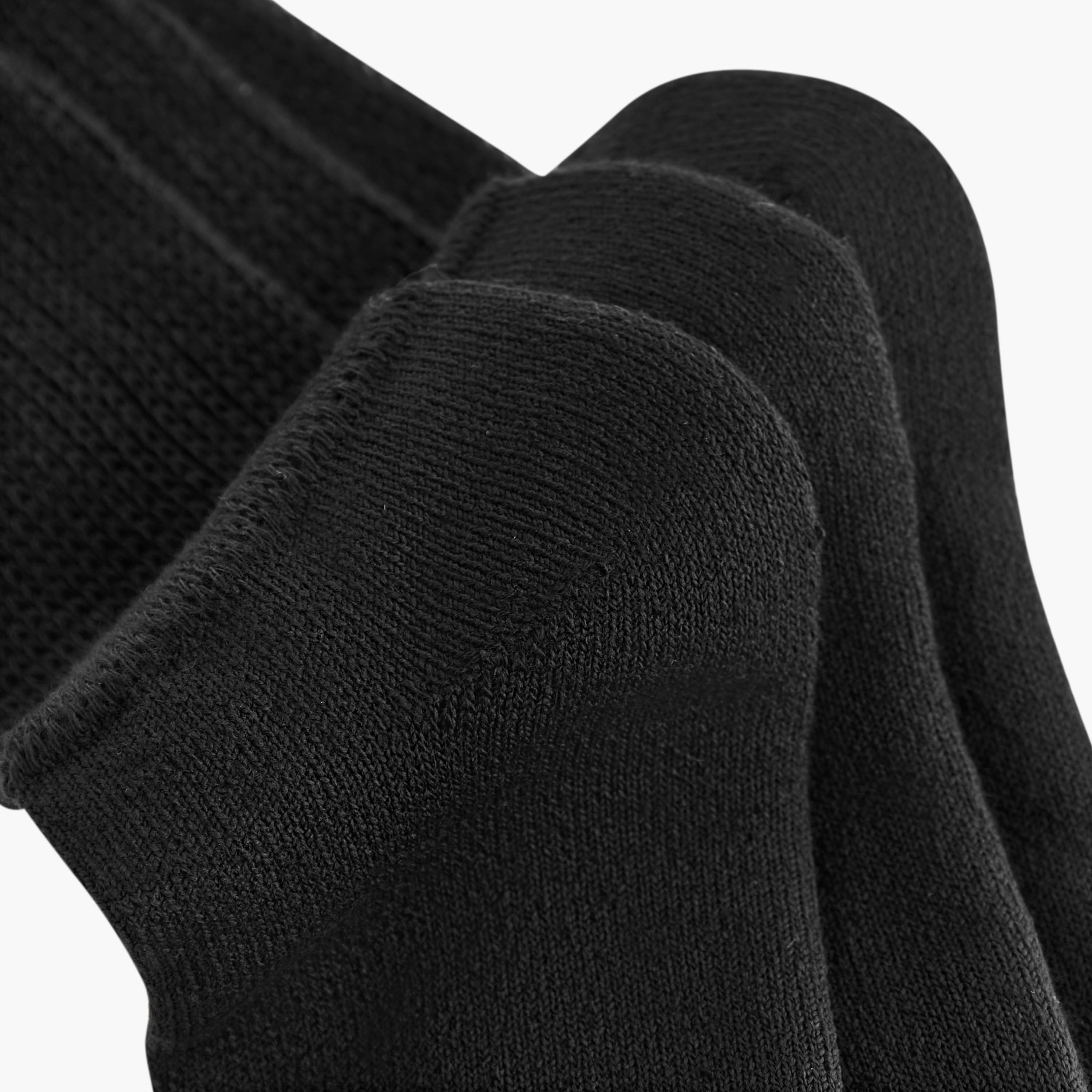 Le Confort Textured Non Terry Crew Length Socks - Set of 3-women-socksandstockings-image-4