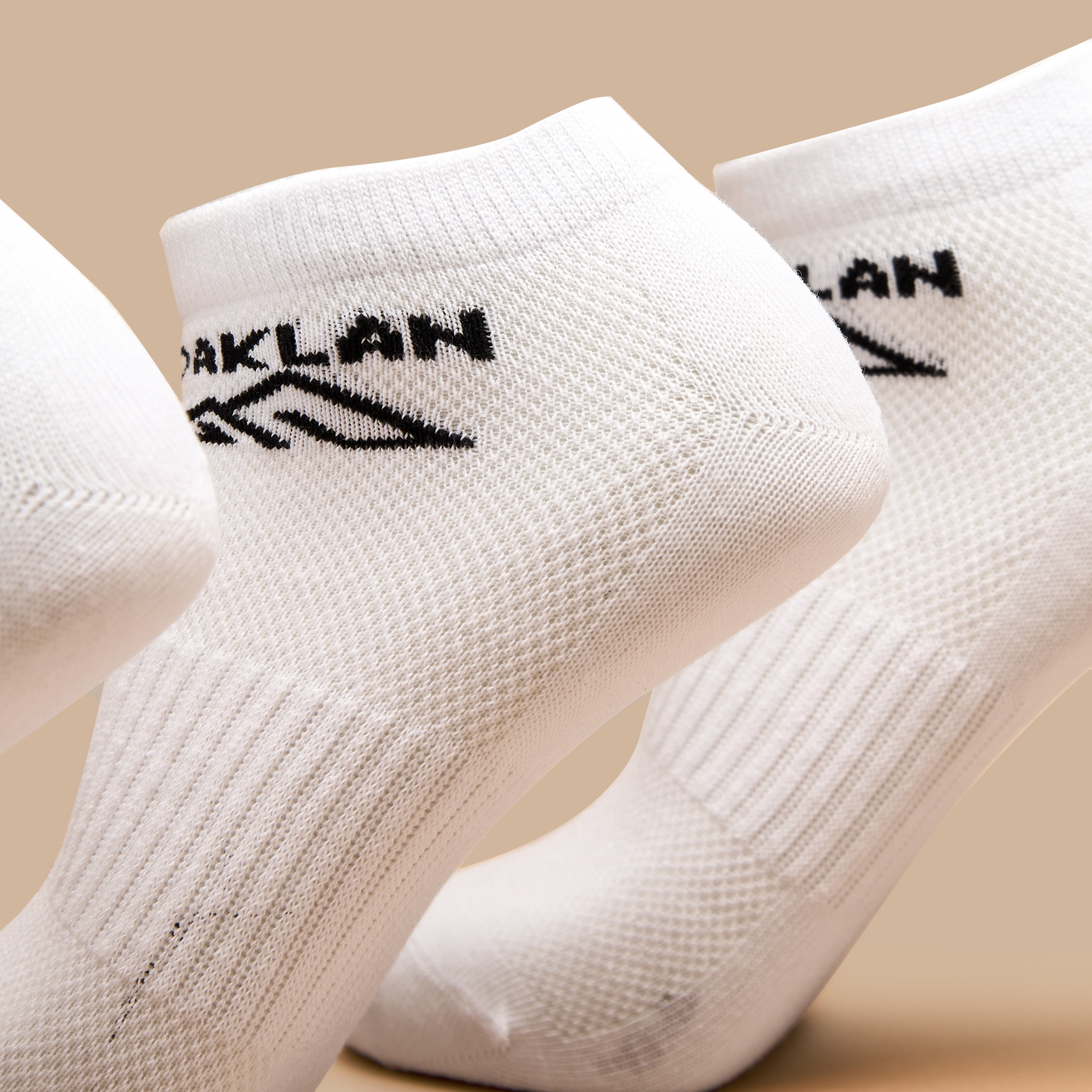 Oaklan by Shoexpress Textured Ankle Length Socks - Set of 3-women-socksandstockings-image-2