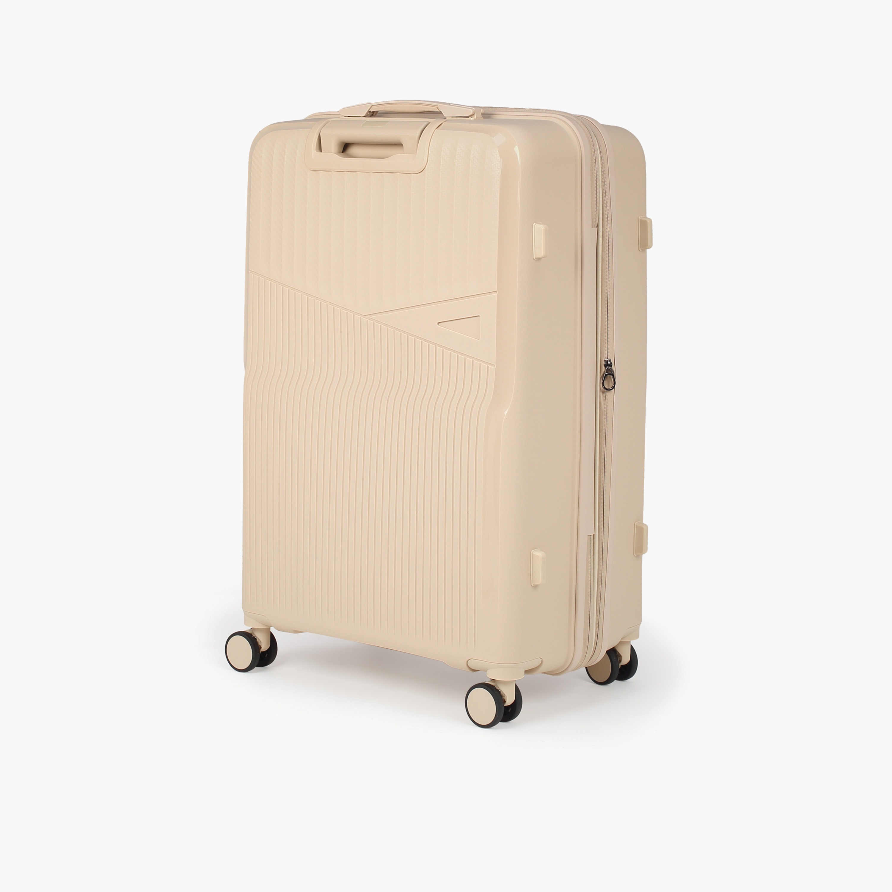 Caselite Textured Hardcase Luggage Trolley with Retractable Handle - 20 inches Check-In Bag-travel-luggagesandbags-luggage-image-4