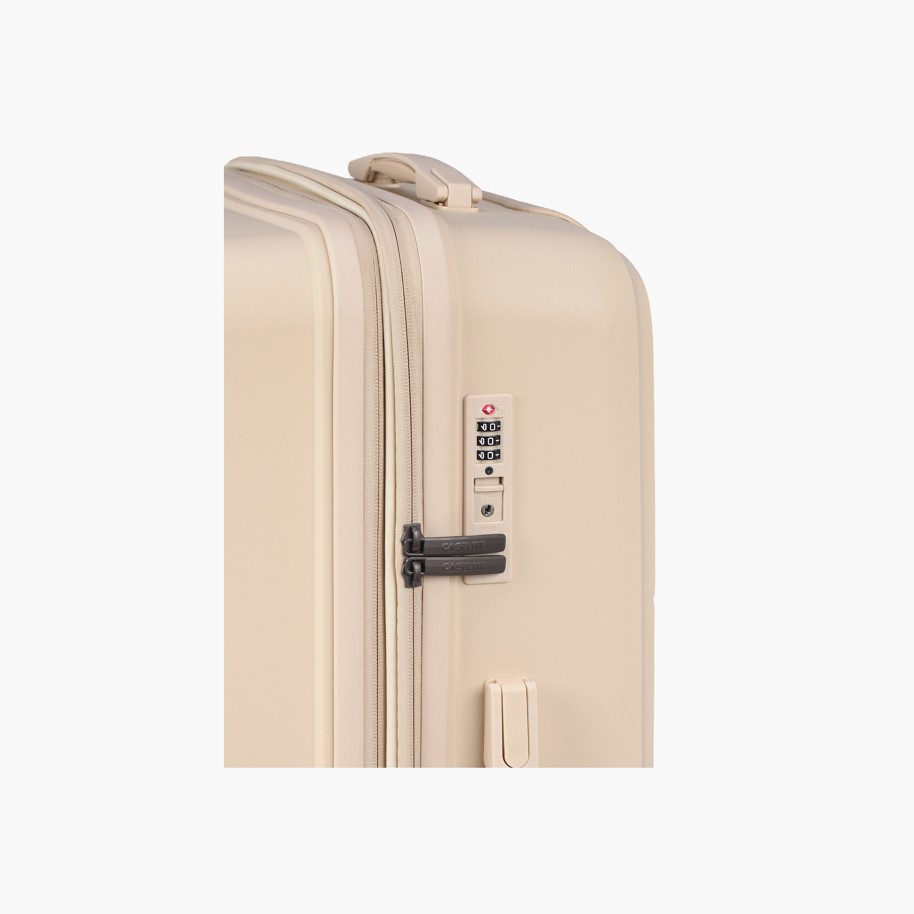 Caselite Textured Hardcase Luggage Trolley with Retractable Handle - 20 inches Check-In Bag-travel-luggagesandbags-luggage-image-8