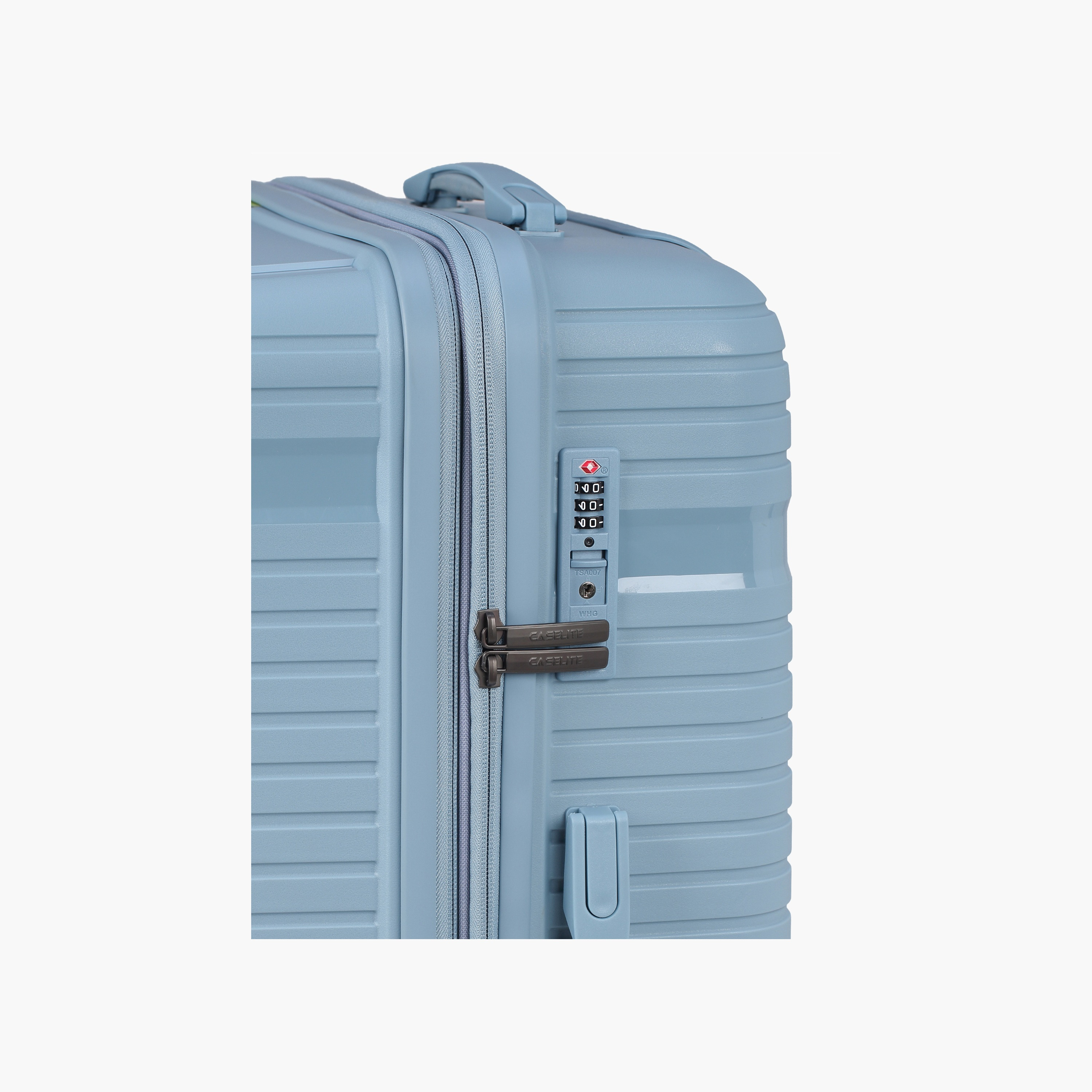 Caselite Textured Hardcase Luggage Trolley with Retractable Handle - 2 4 inches Check-In Bag-travel-luggagesandbags-luggage-image-8