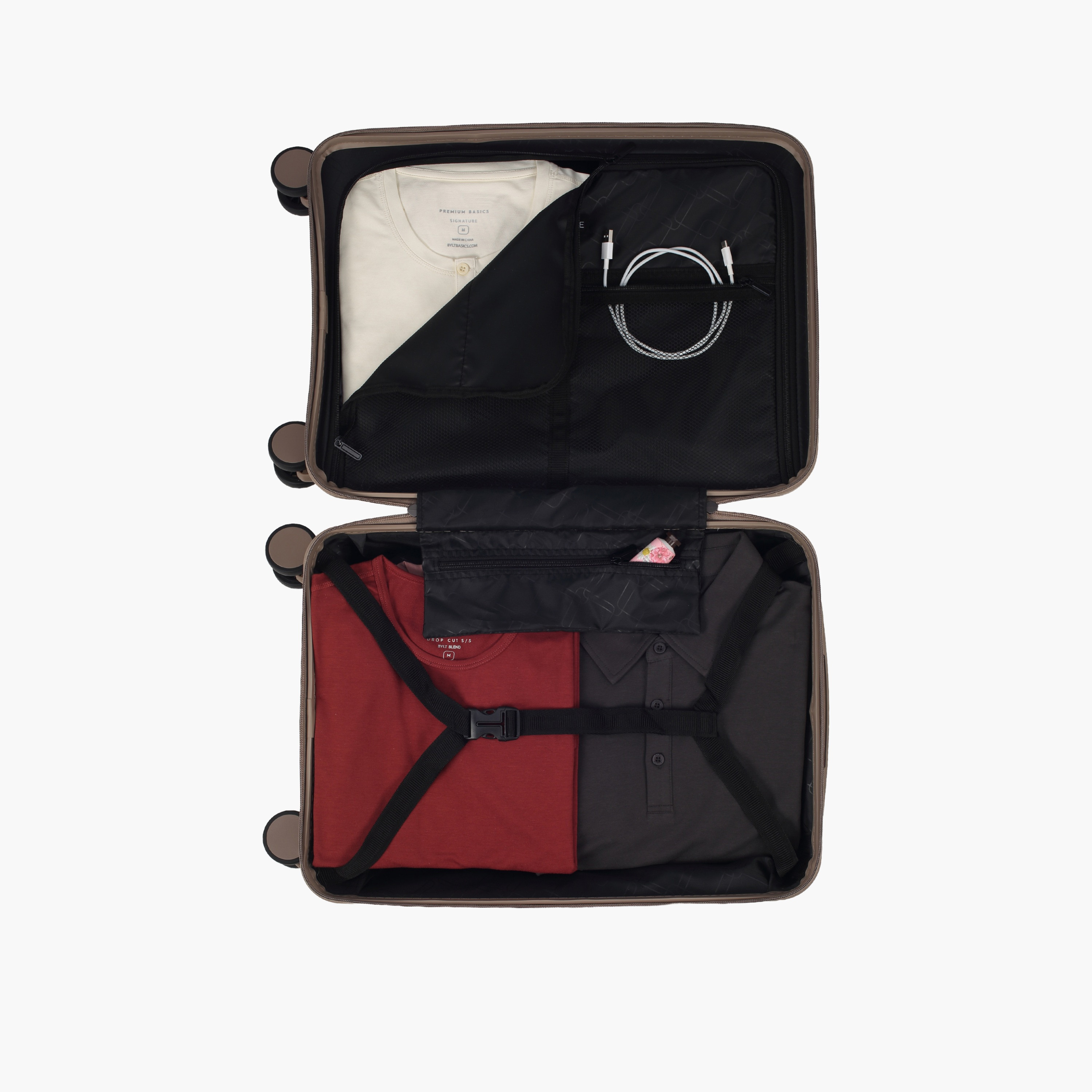 Caselite Textured Hardcase Luggage Trolley with Retractable Handle - 20 inches Check-In Bag-travel-luggagesandbags-luggage-image-11