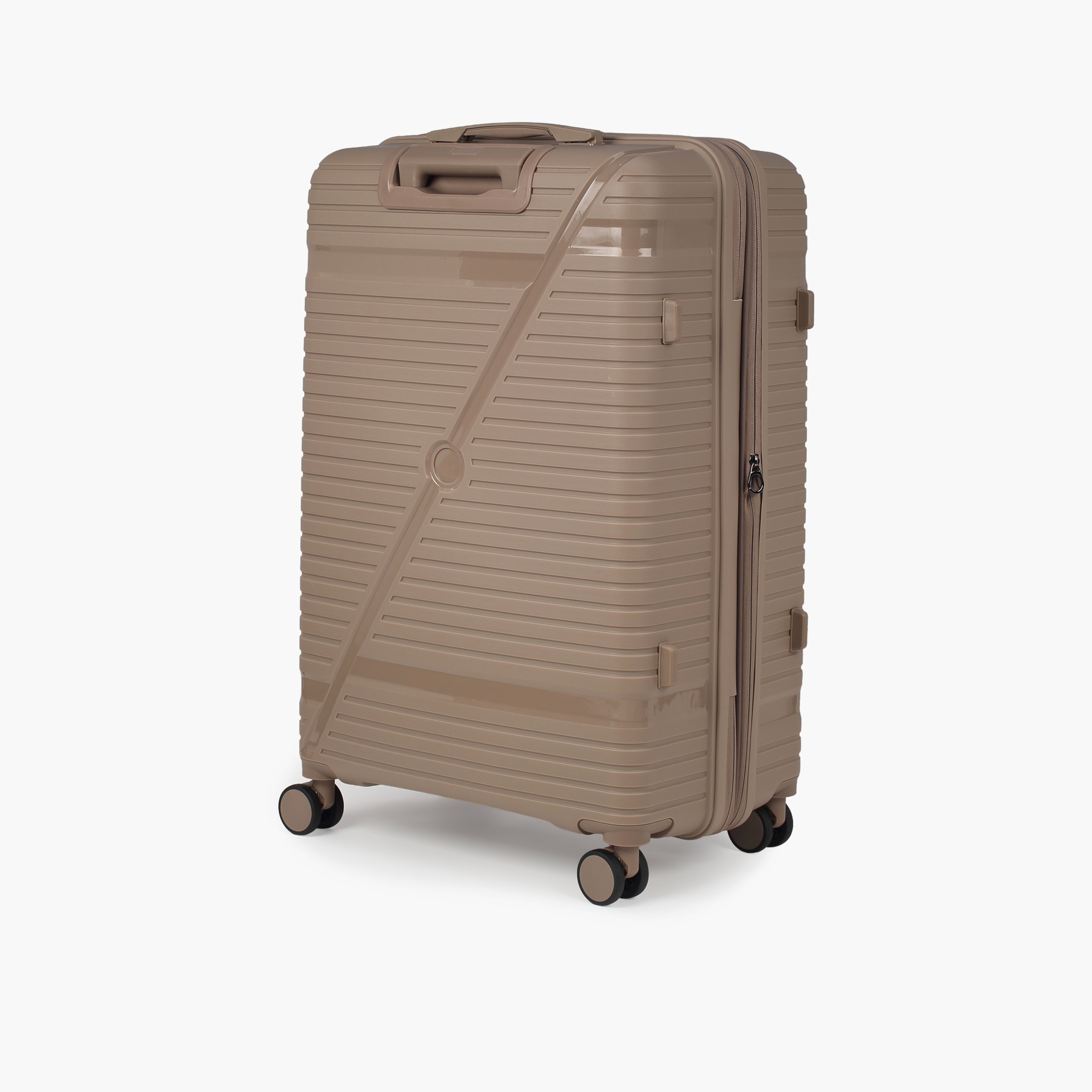 Caselite Textured Hardcase Luggage Trolley with Retractable Handle - 20 inches Check-In Bag-travel-luggagesandbags-luggage-image-4
