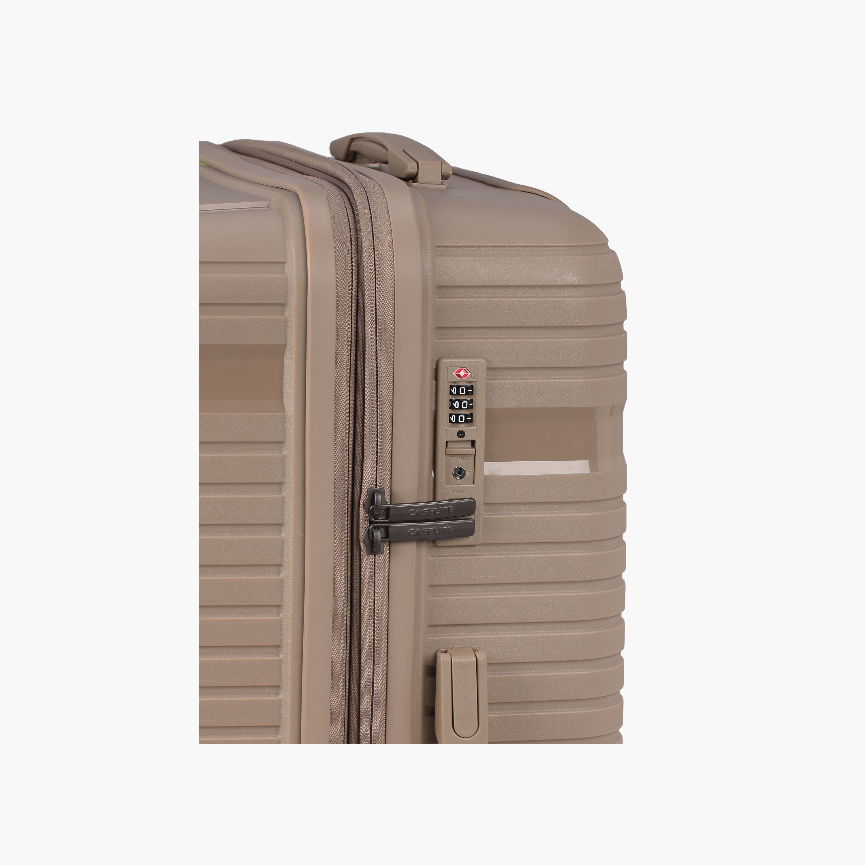 Caselite Textured Hardcase Luggage Trolley with Retractable Handle - 20 inches Check-In Bag-travel-luggagesandbags-luggage-image-8