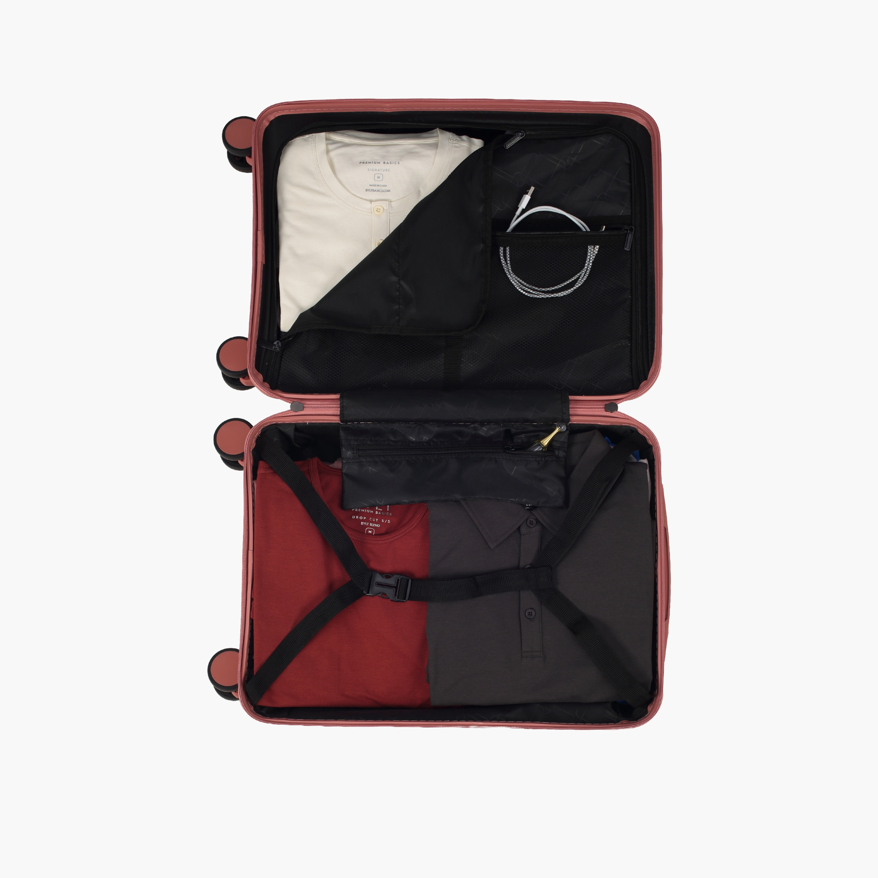 Caselite Textured Hardcase Luggage Trolley with Retractable Handle - 24 inches Check-In Bag-travel-luggagesandbags-luggage-image-11