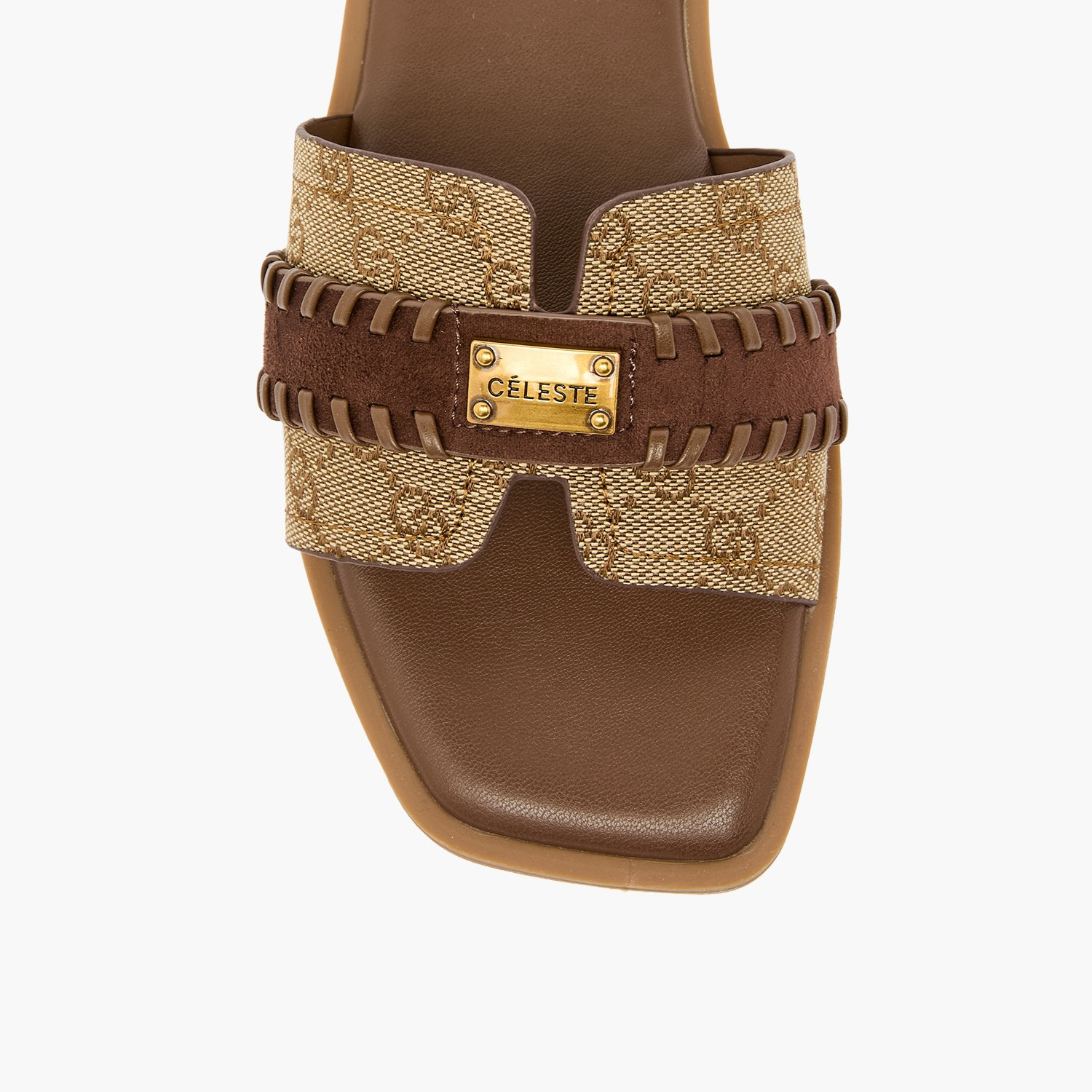 صندل بطبعات مونوجرام للنساء من سيليست-women-shoes-flats-sandals-image-4