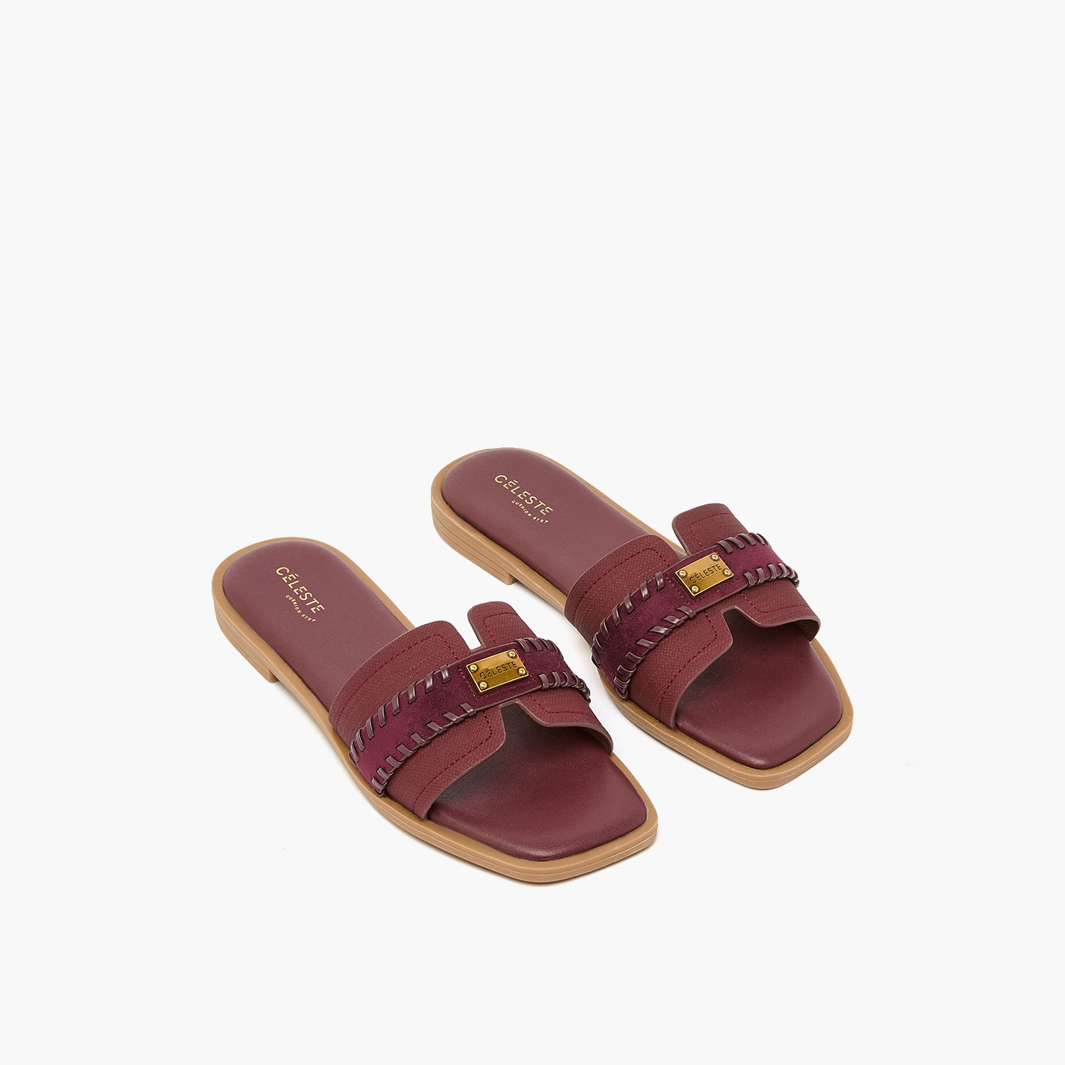 Celeste Women Metallic Accent Sandals-women-shoes-flats-sandals-image-1