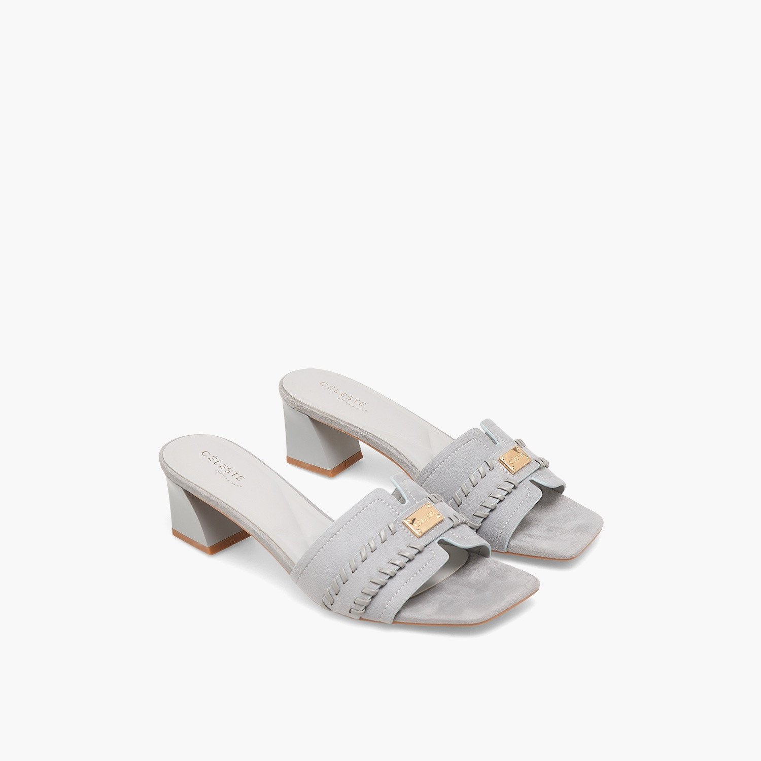Celeste Women Metallic Accent Block Heel Sandals-women-shoes-sandals-heeled-image-1