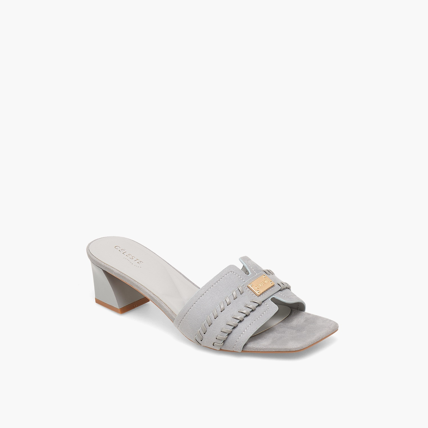 Celeste Women Metallic Accent Block Heel Sandals-women-shoes-sandals-heeled-image-2