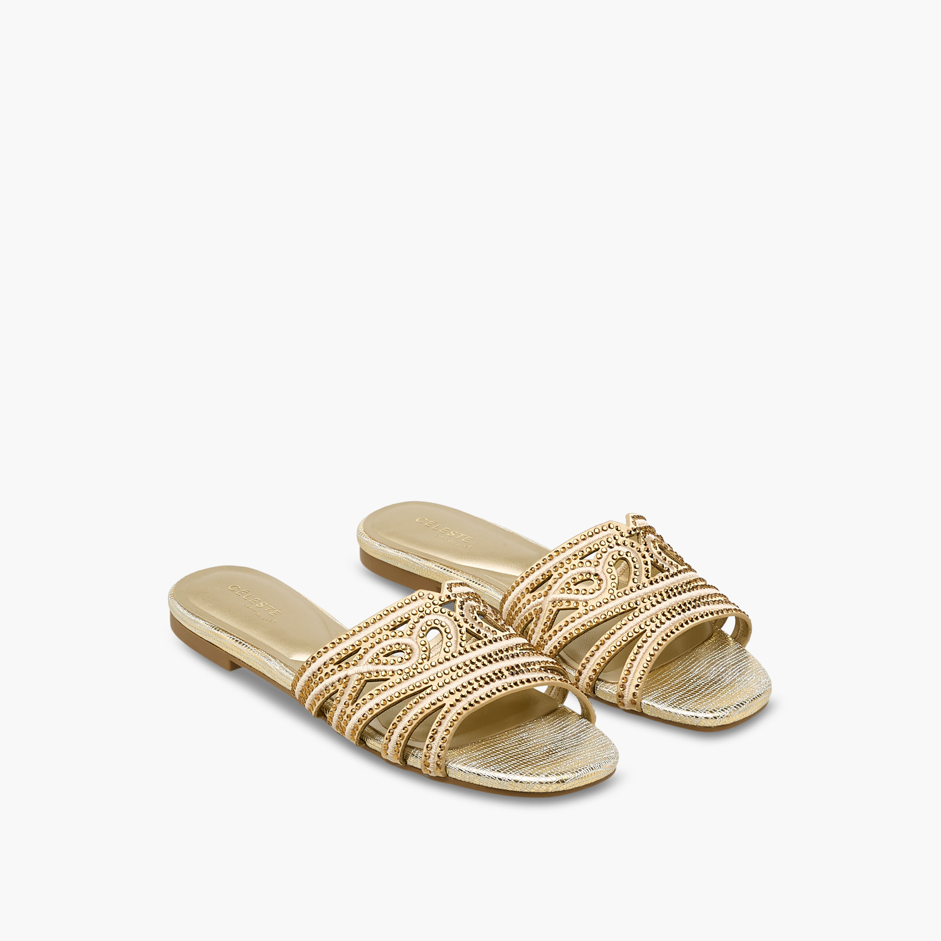 Celeste Women Embellished Slip-On Sandals-women-shoes-flats-sandals-image-1