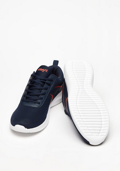#tag18. Textured Walking Shoes with Lace-Up Closure-Men%27s Sports Shoes-image-2