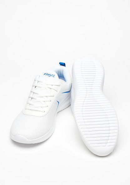#tag18. Textured Walking Shoes with Lace-Up Closure-Men%27s Sports Shoes-image-2
