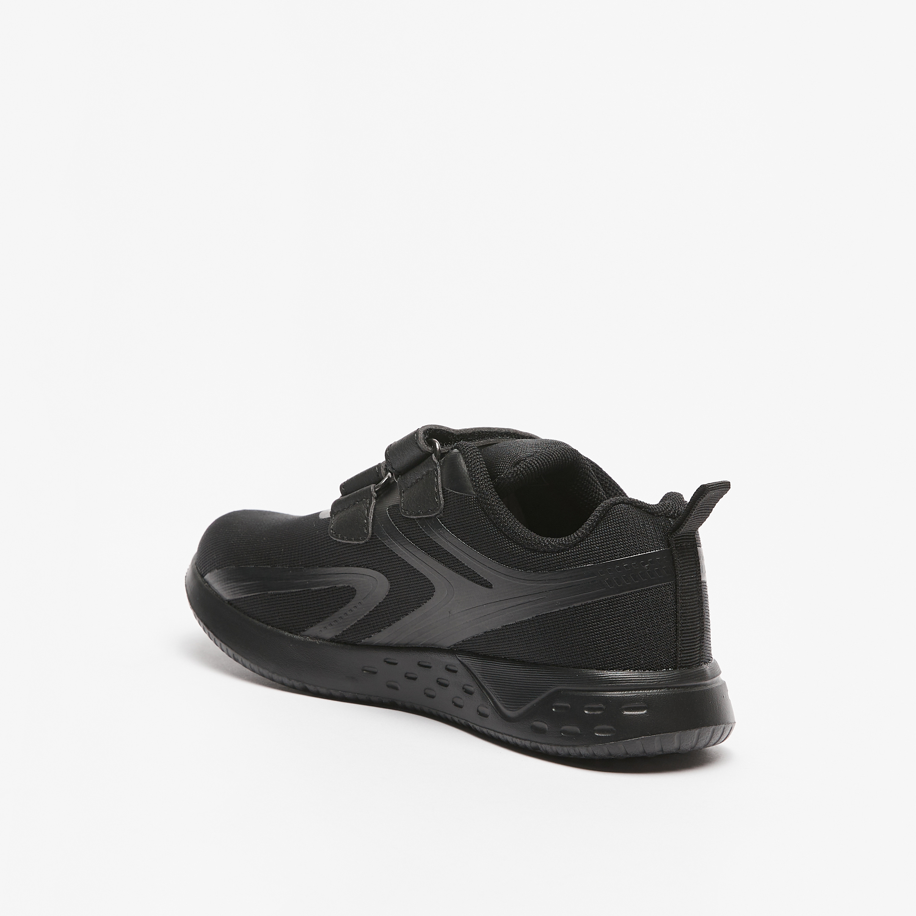 حذاء سنيكرز بطول الكاحل ونعل مبطّن وشريط إغلاق للأطفال من داش-boys-shoes-schoolshoes-image-2