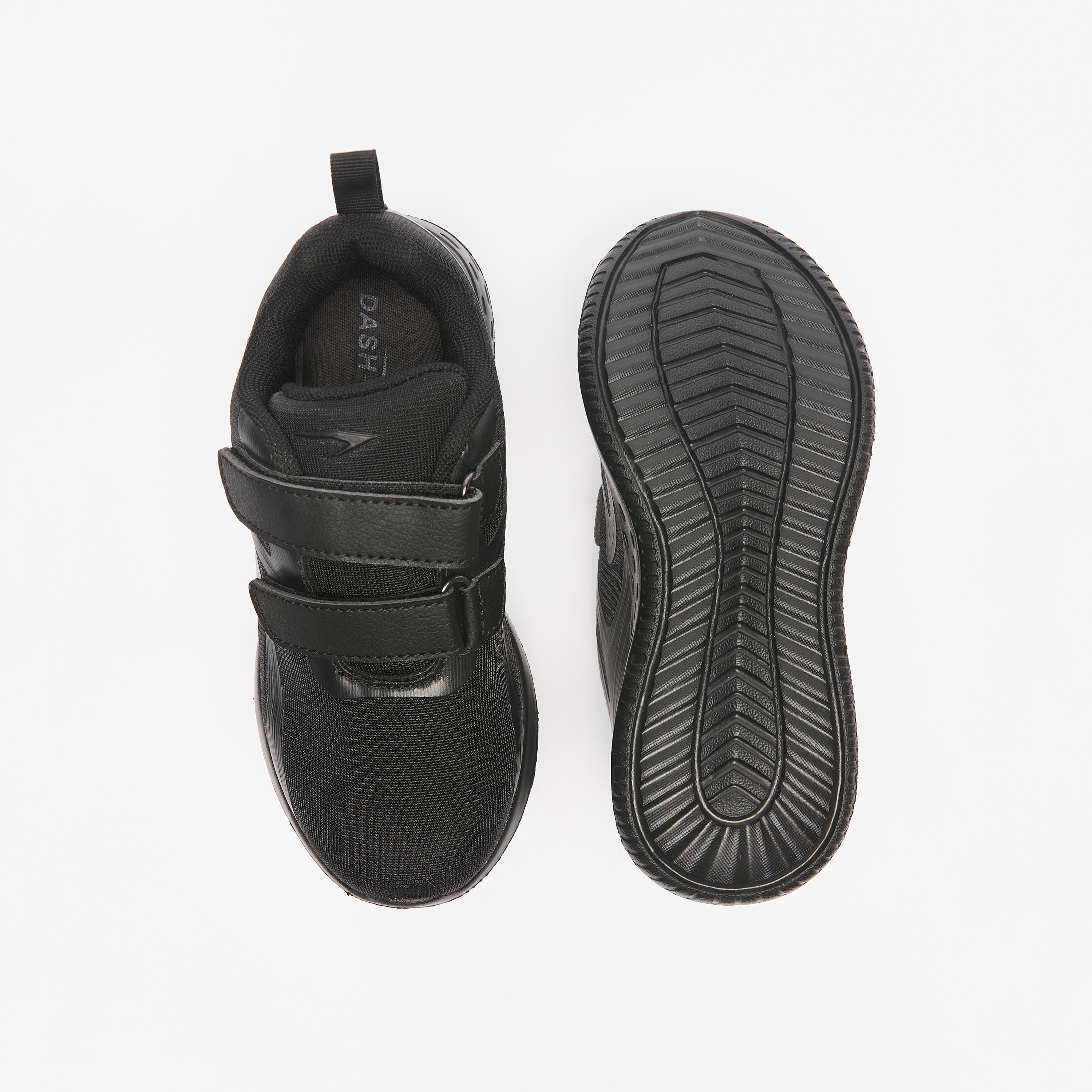 حذاء سنيكرز بطول الكاحل ونعل مبطّن وشريط إغلاق للأطفال من داش-boys-shoes-schoolshoes-image-4