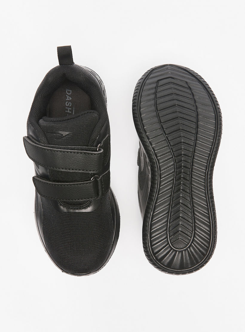 حذاء سنيكرز بطول الكاحل ونعل مبطّن وشريط إغلاق للأطفال من داش-boys-shoes-schoolshoes-image-4