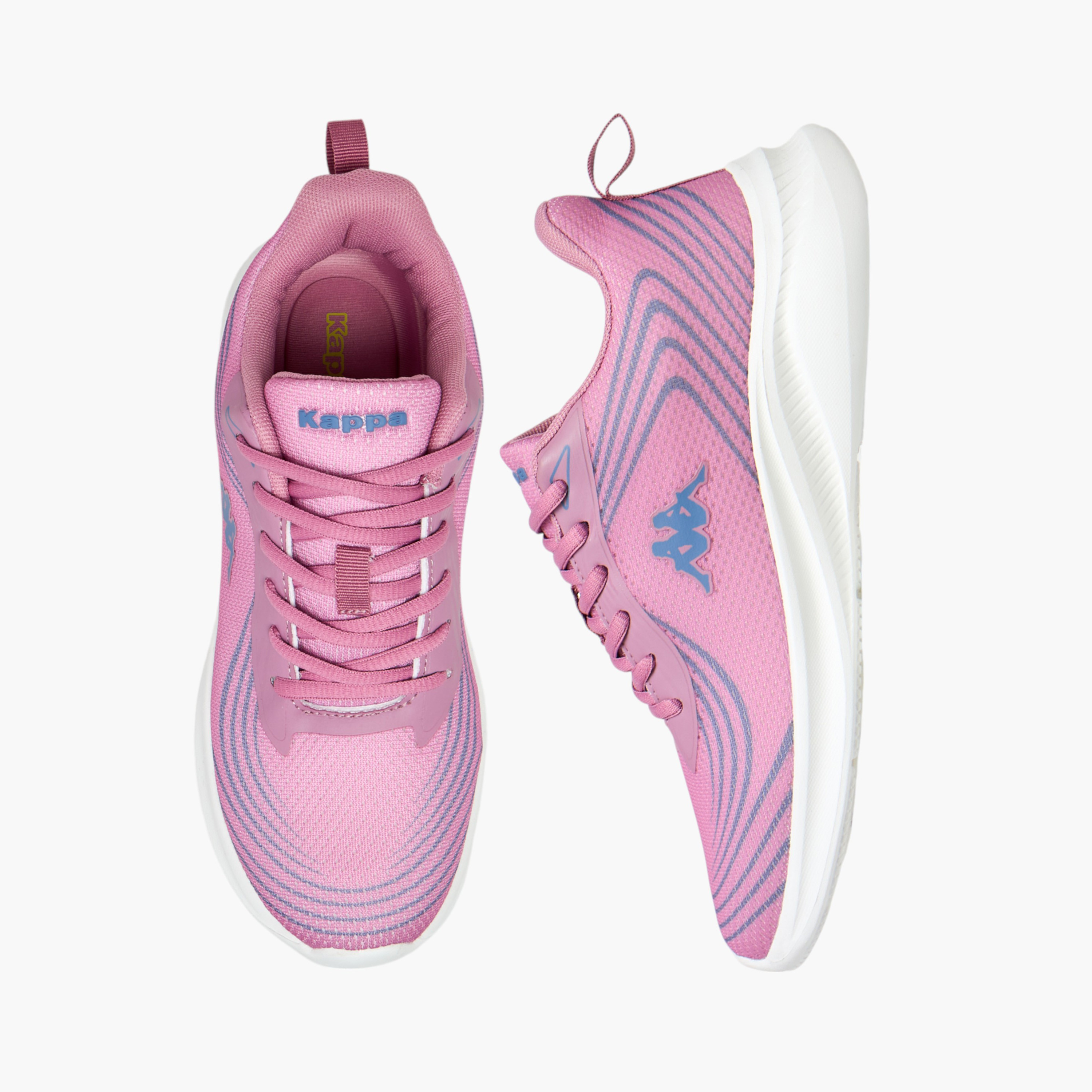 Kappa Women's Logo Print Lace-Up Sports Shoes-sports-women-shoes-image-1