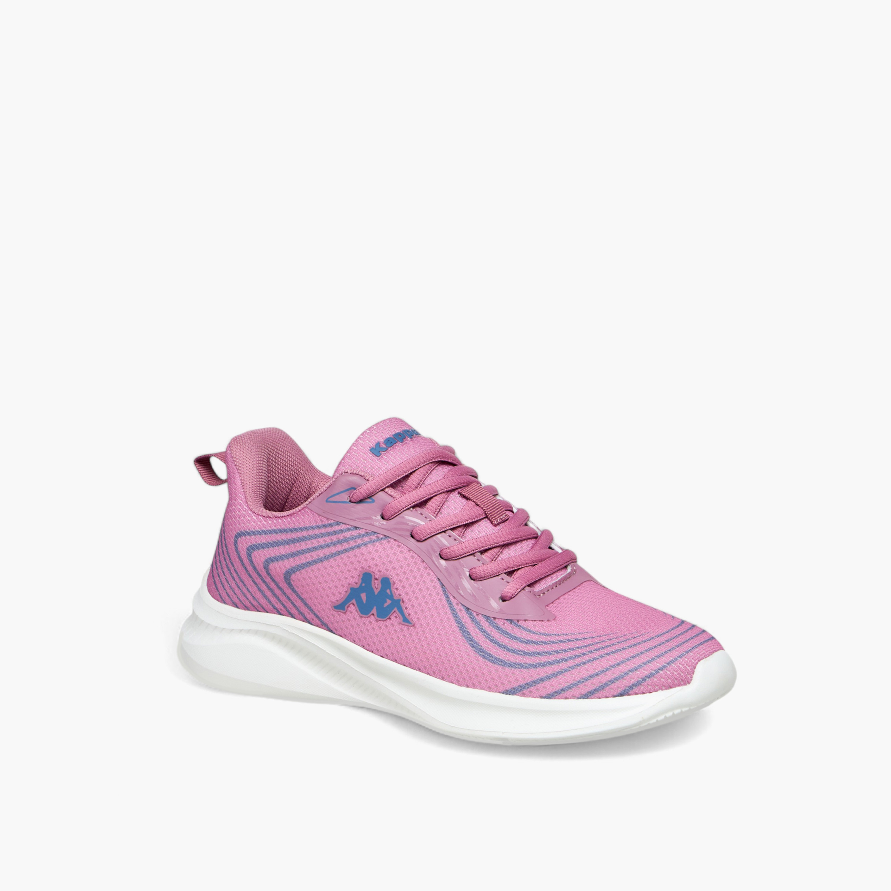 Kappa Women's Logo Print Lace-Up Sports Shoes-sports-women-shoes-image-2