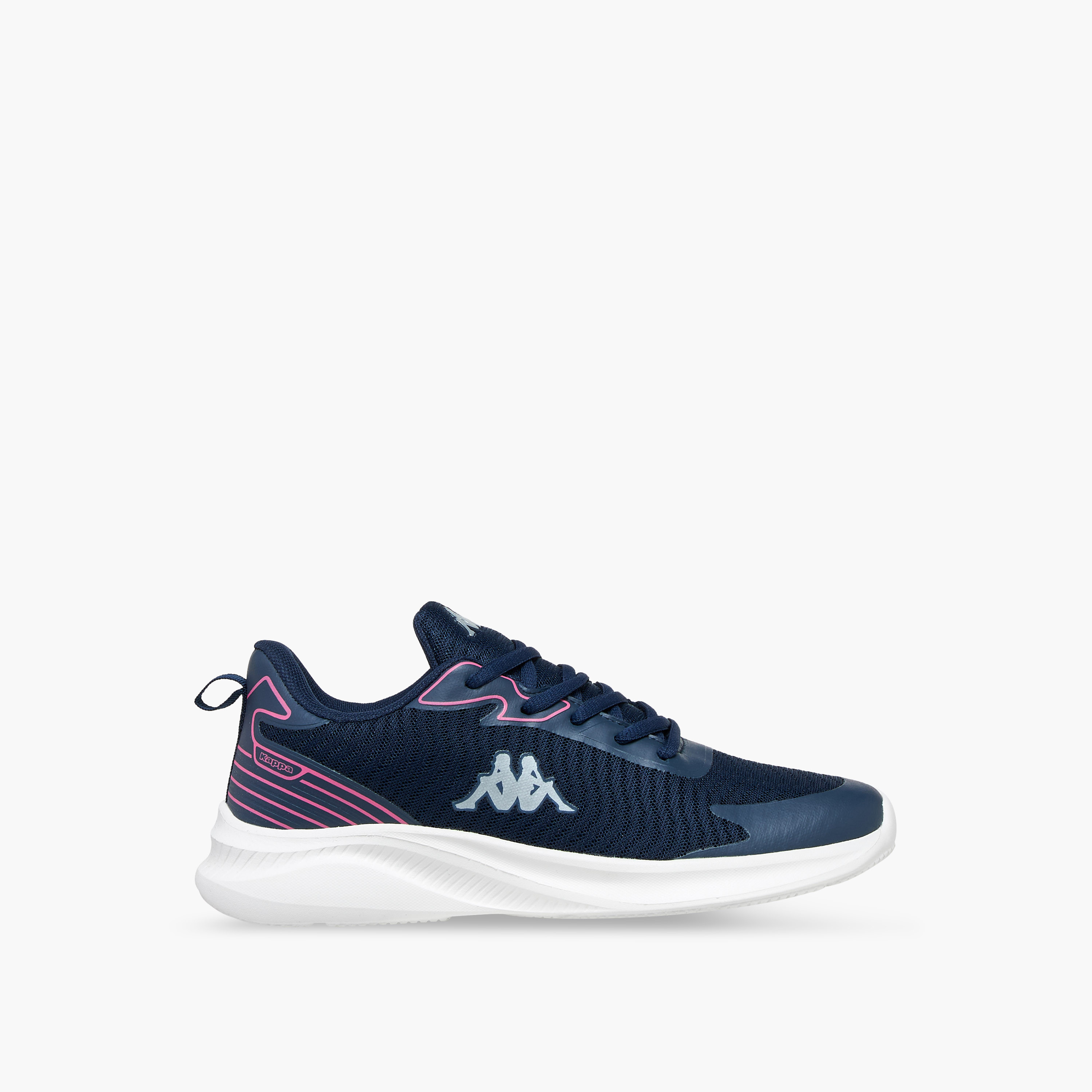 Kappa Women's Logo Accent Lace-Up Sports Shoes with Pull Tab-women-shoes-sneakers-image-3