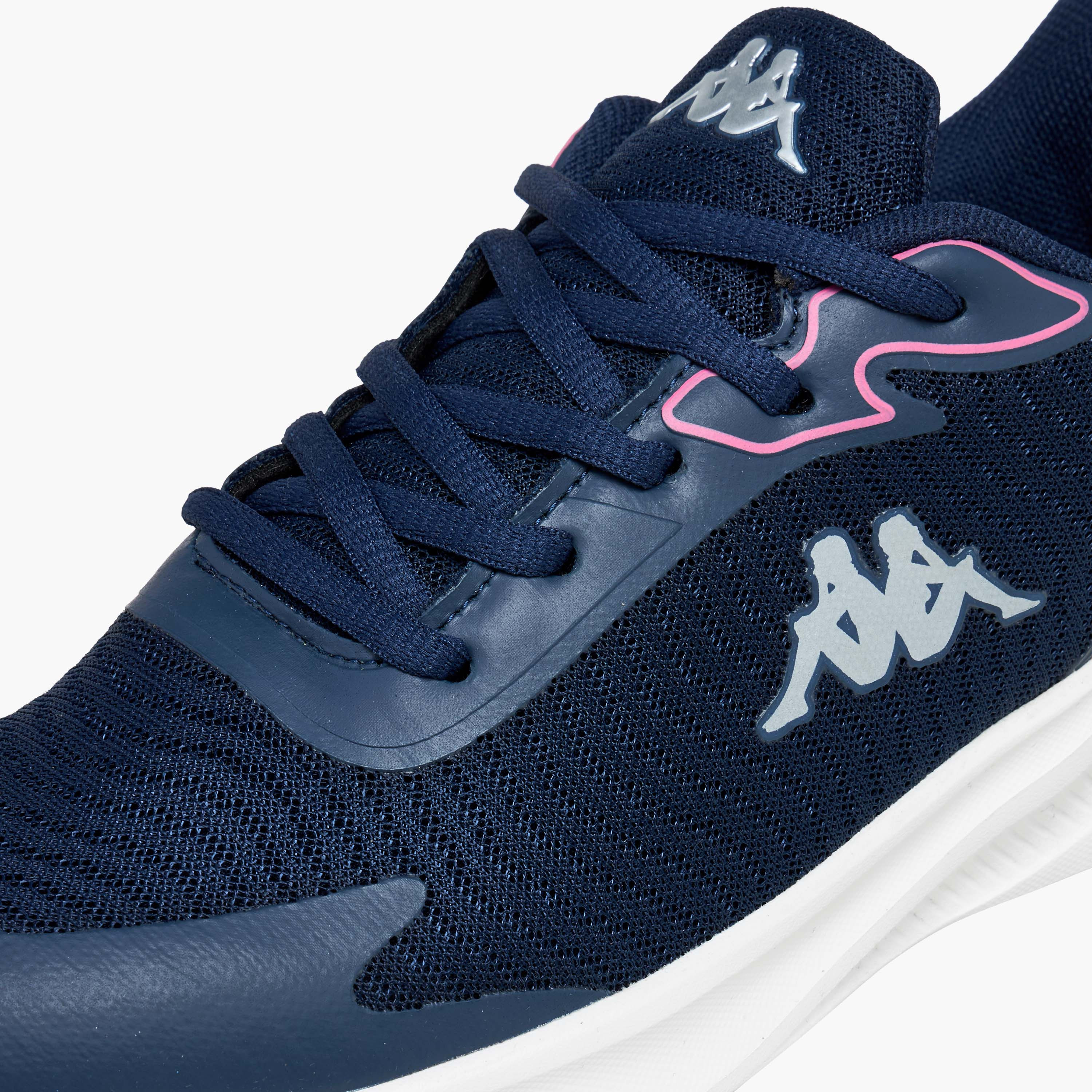 Kappa Women's Logo Accent Lace-Up Sports Shoes with Pull Tab-women-shoes-sneakers-image-4