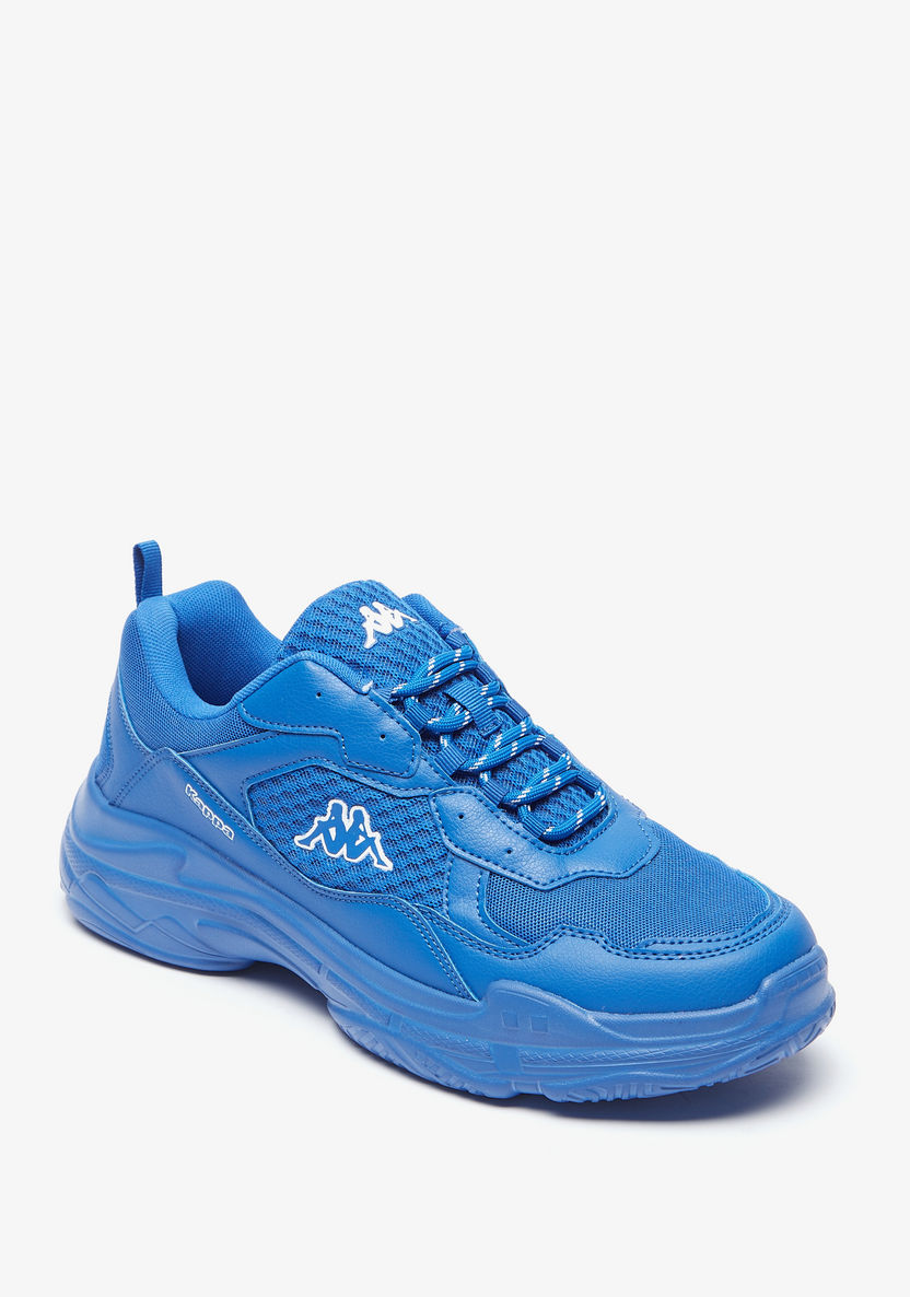 Kappa Men's Textured Lace-Up Walking Shoes-Men%27s Sports Shoes-image-0