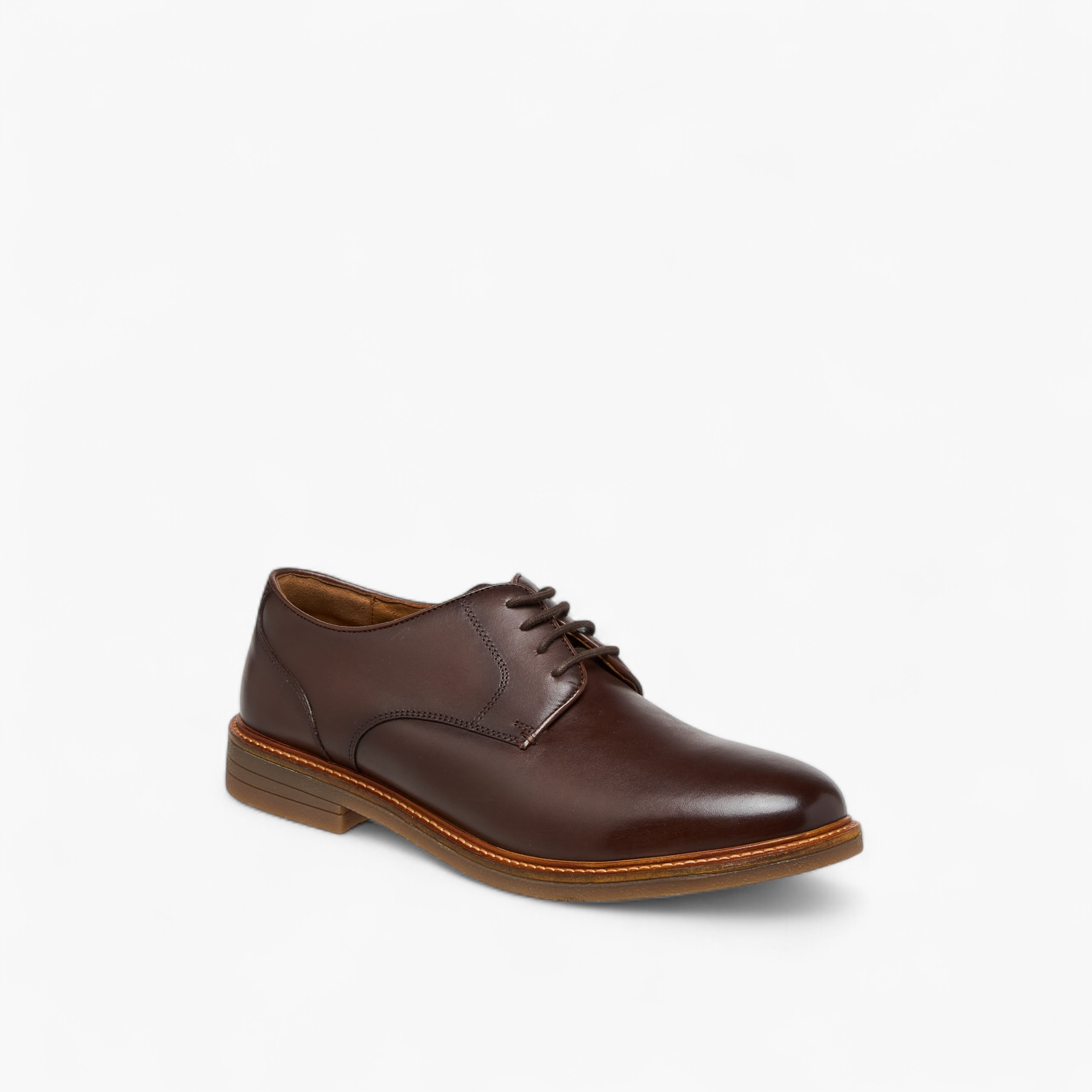Duchini Men Solid Lace-Up Leather Derby Shoes-men-shoes-formalshoes-image-2