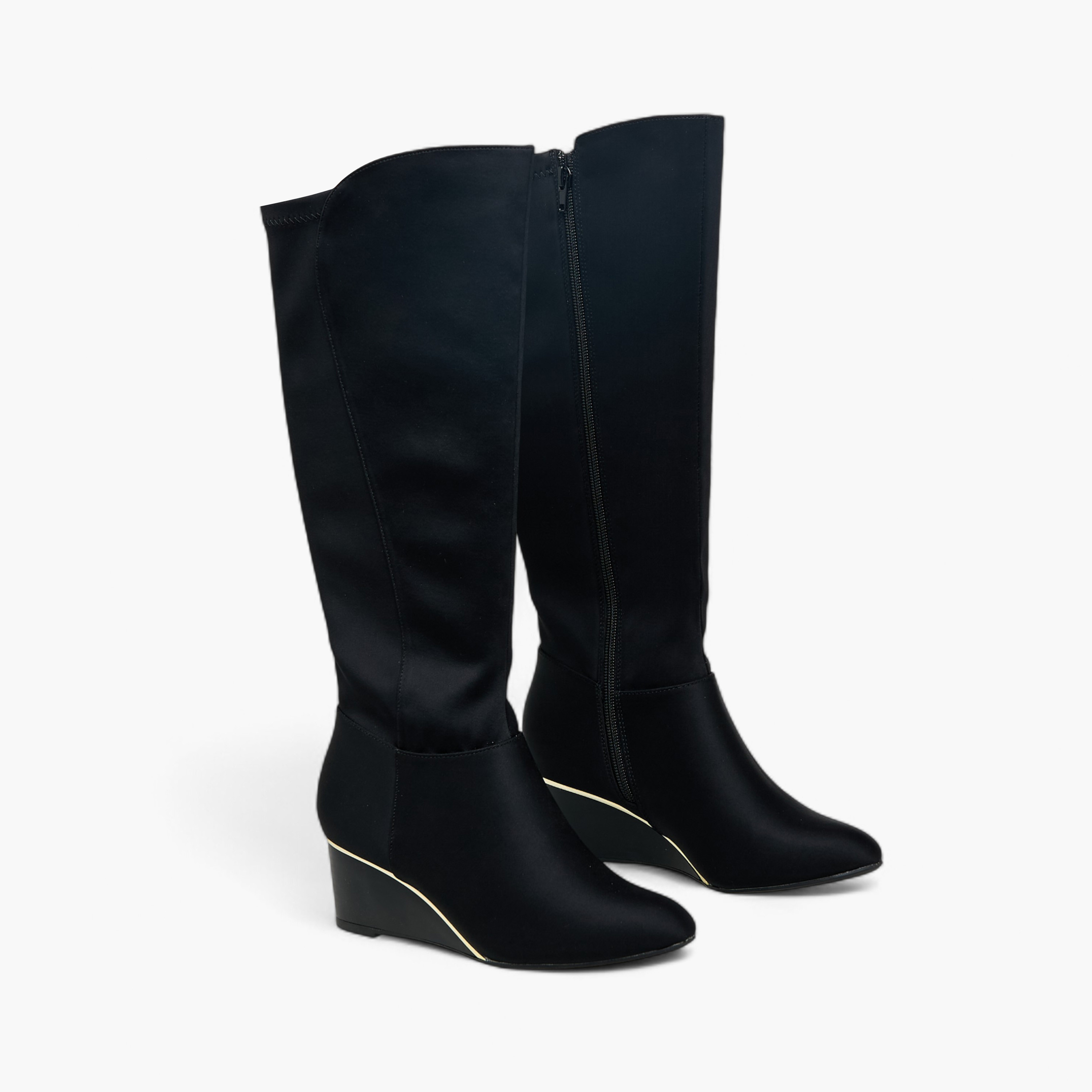 بوت مرتفع بكعب ويدج للنساء من سيليست-women-shoes-boots-image-1