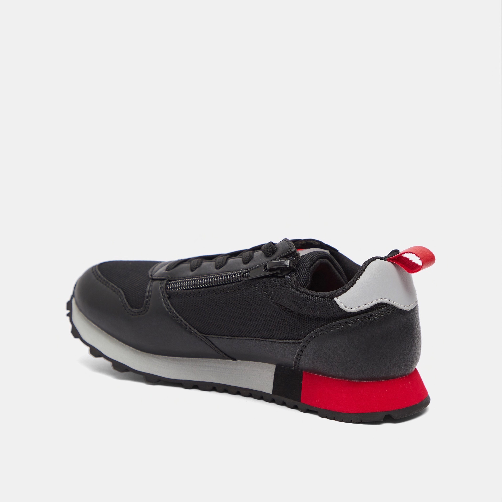 حذاء سنيكرز برباط إغلاق وكاحل منخفض من لي كوبر-boys-shoes-loafers-image-3