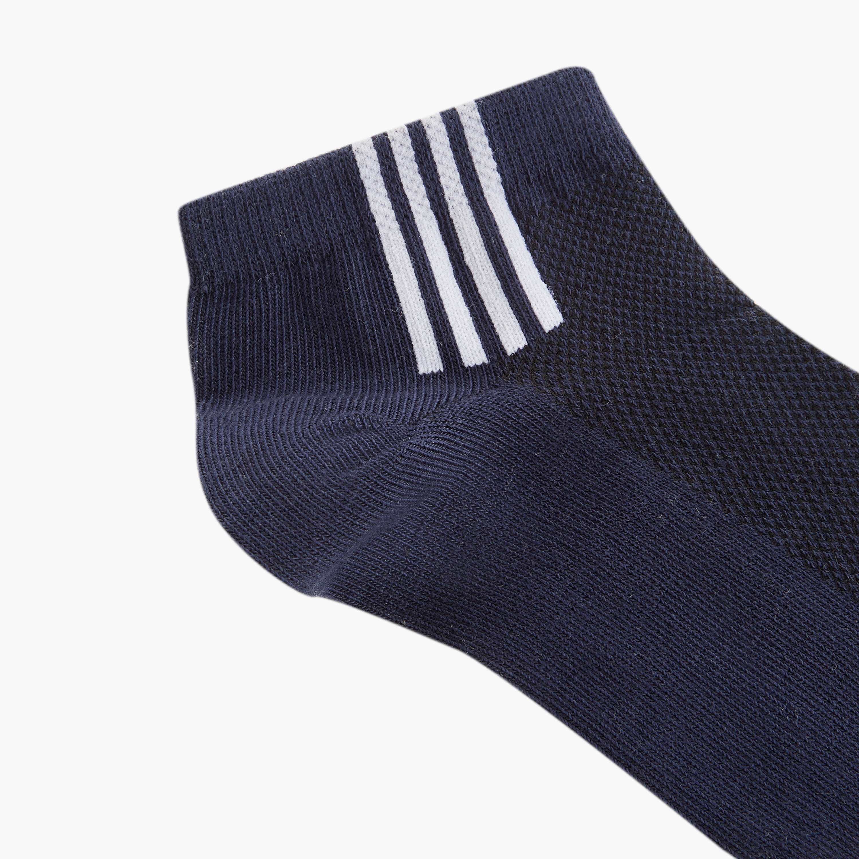 Kappa Logo Print Non Terry Ankle Length Socks - Set of 5-men-socks-image-5