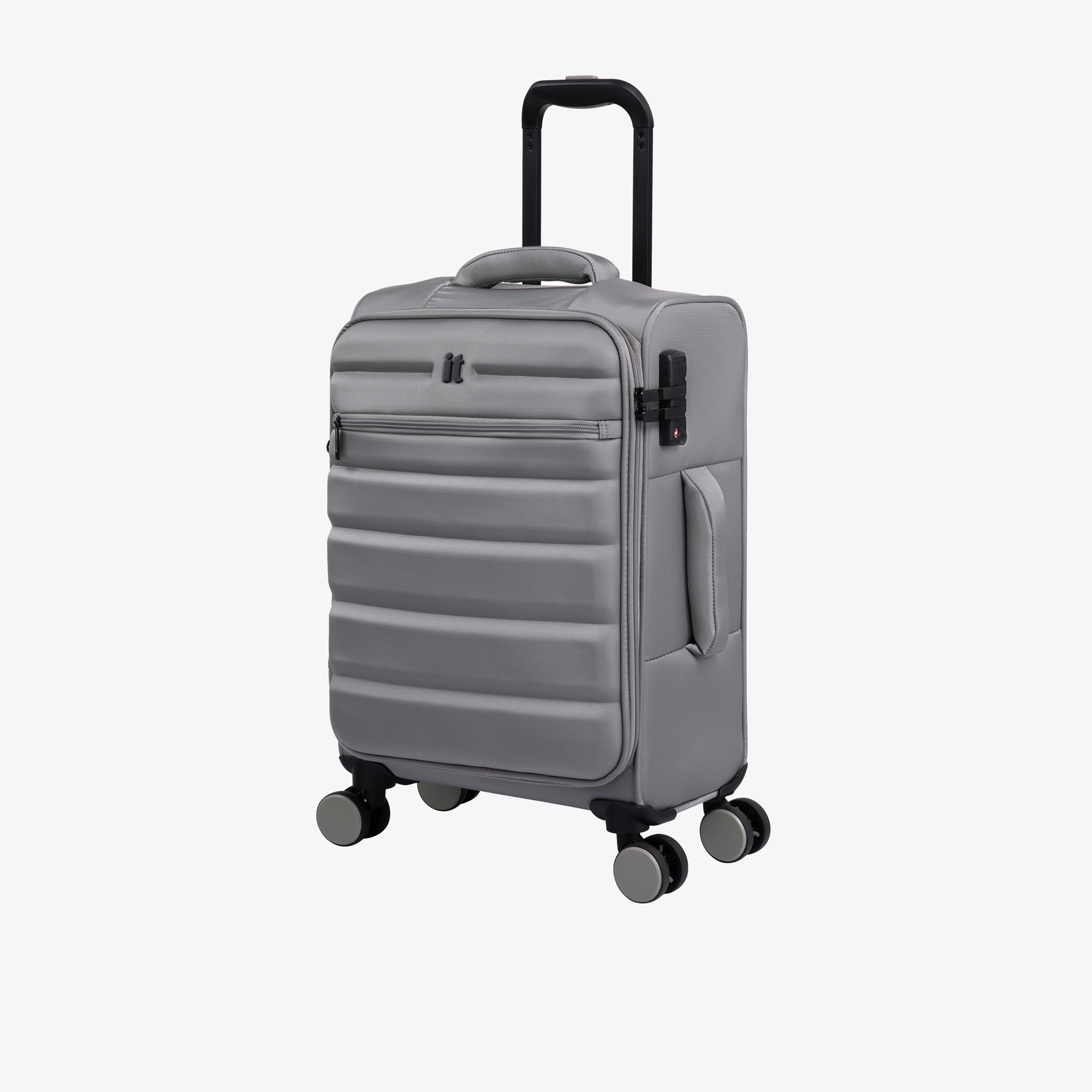 IT Textured Softcase Trolley Bag with Retractable Handle 20 inches