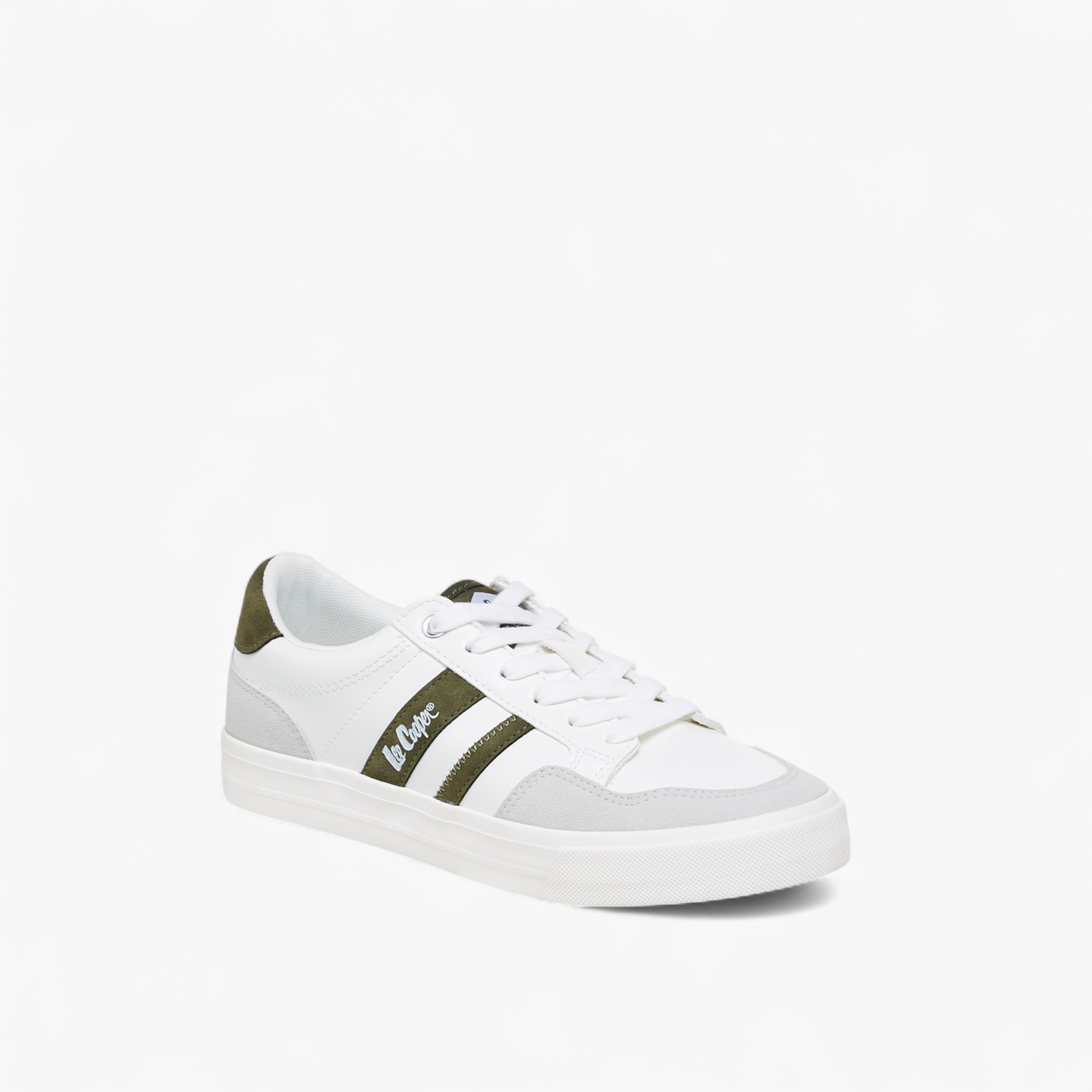 Lee Cooper Women's Panelled Lace-Up Sneakers-women-shoes-sneakers-image-2