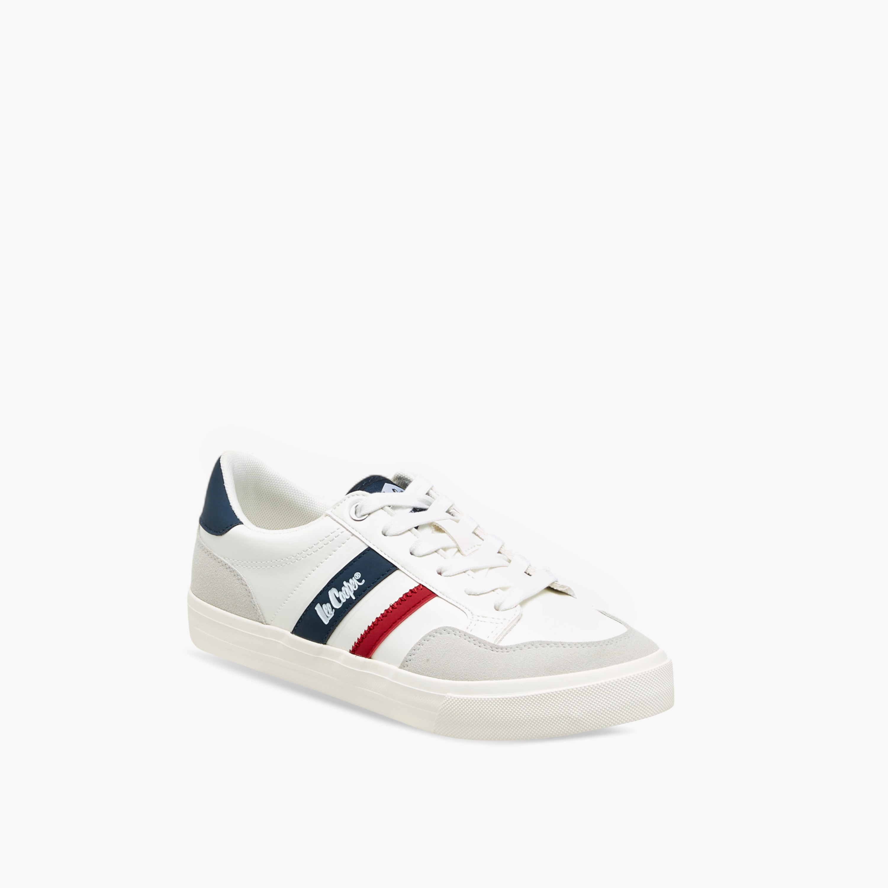 Lee Cooper Women's Panelled Lace-Up Sneakers-women-shoes-sneakers-image-2