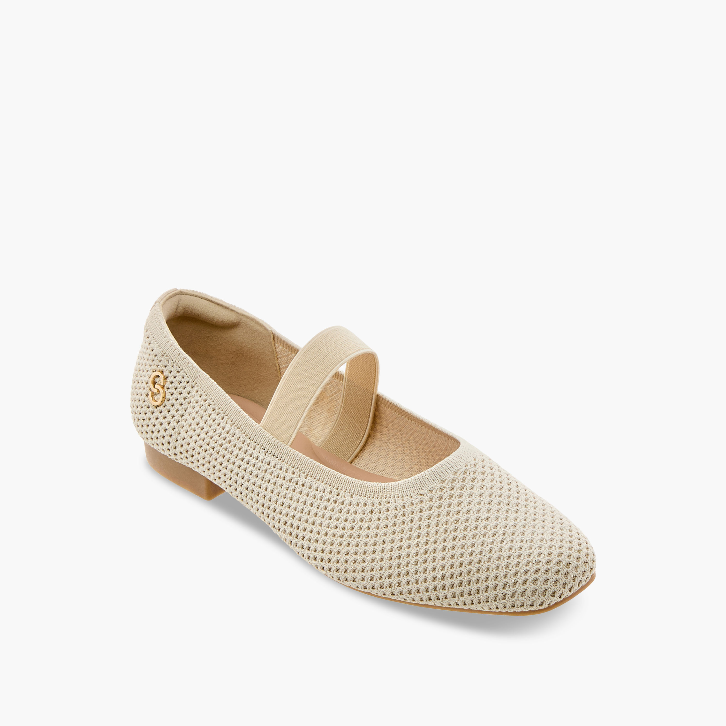 Celeste Women's Elastic Strap Detail Slip-On Mary Jane Shoes-women-shoes-ballerinas-image-2