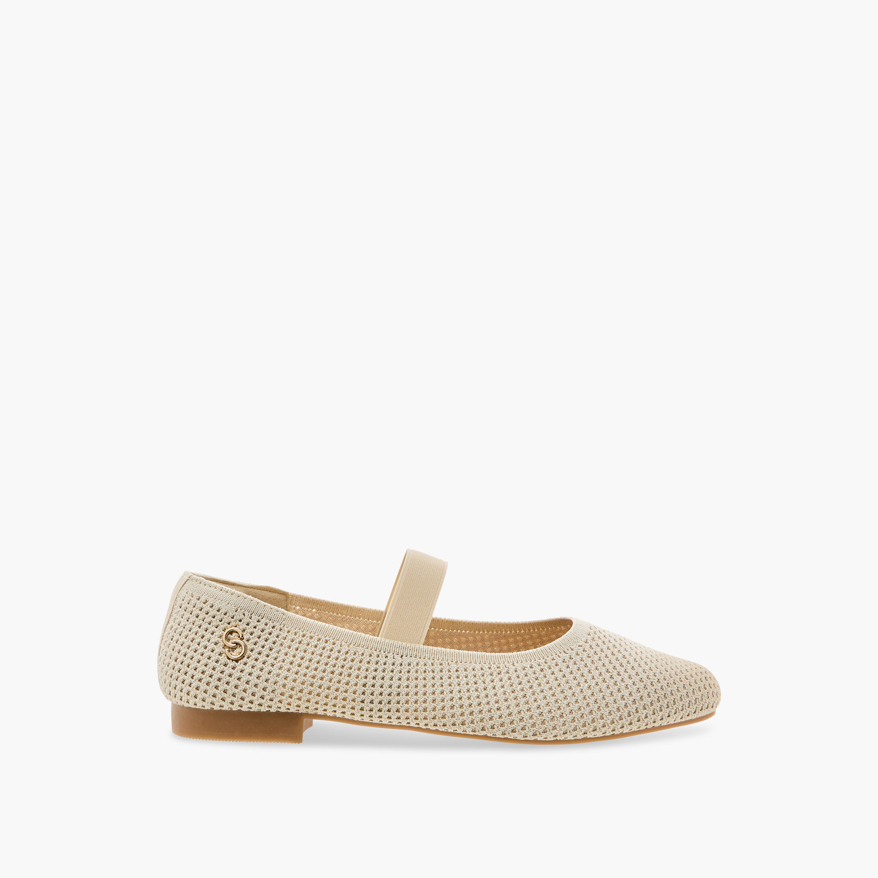 Celeste Women's Elastic Strap Detail Slip-On Mary Jane Shoes-women-shoes-ballerinas-image-3