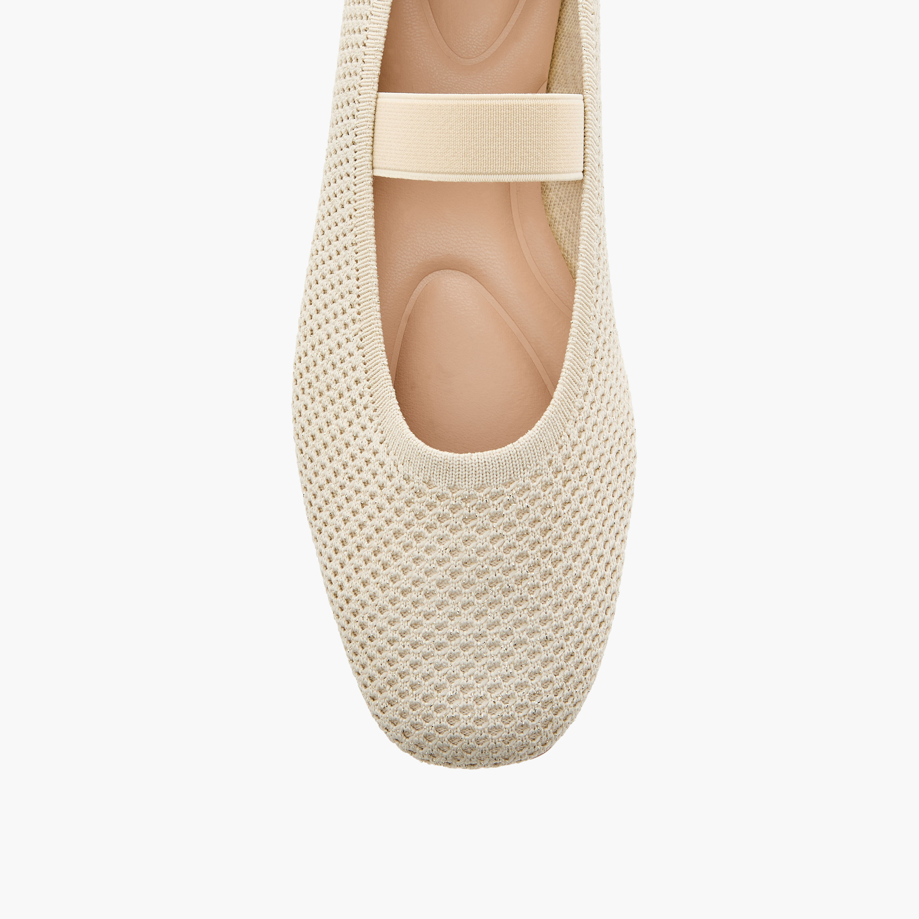 Celeste Women's Elastic Strap Detail Slip-On Mary Jane Shoes-women-shoes-ballerinas-image-4