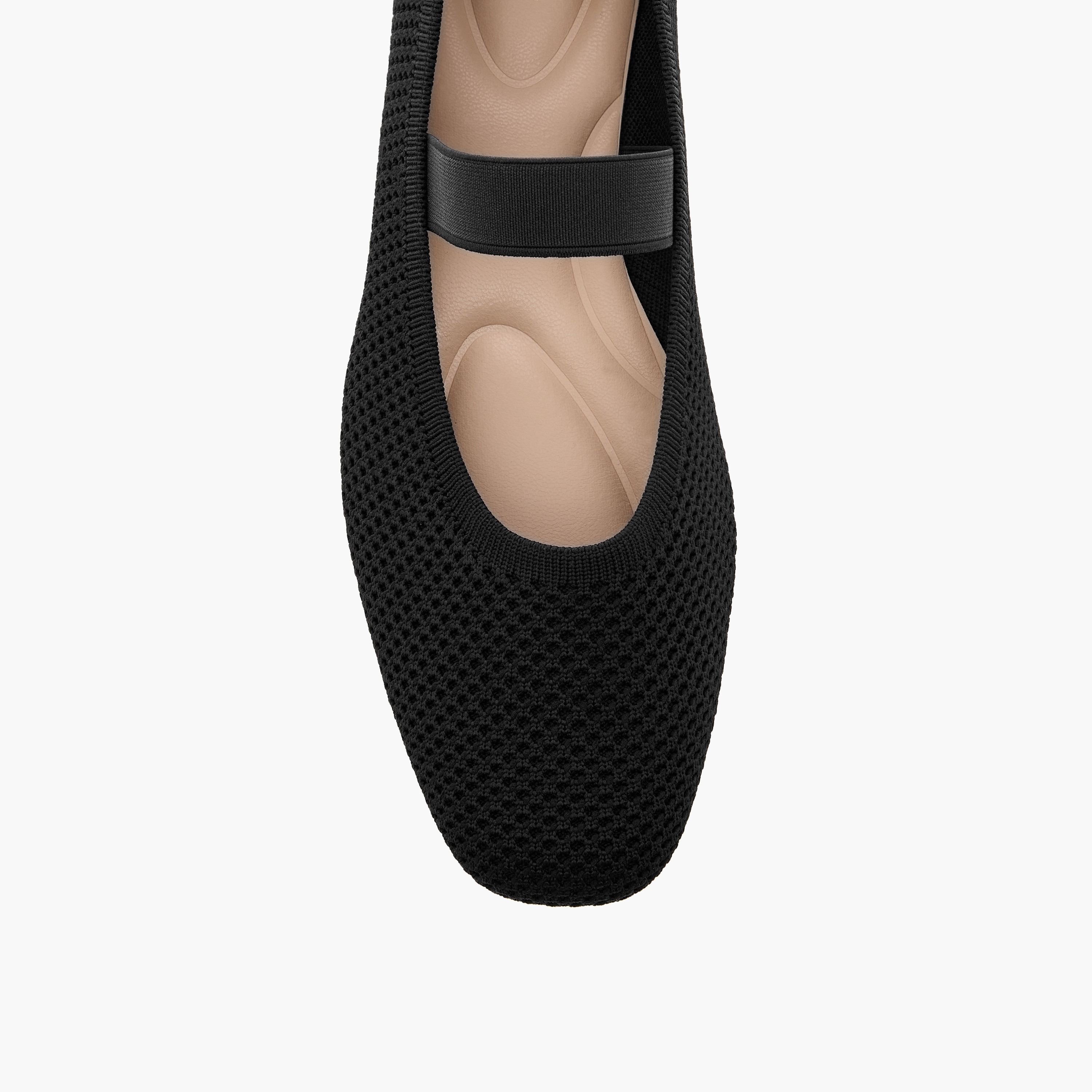 Celeste Women's Elastic Strap Detail Slip-On Mary Jane Shoes-women-shoes-ballerinas-image-4