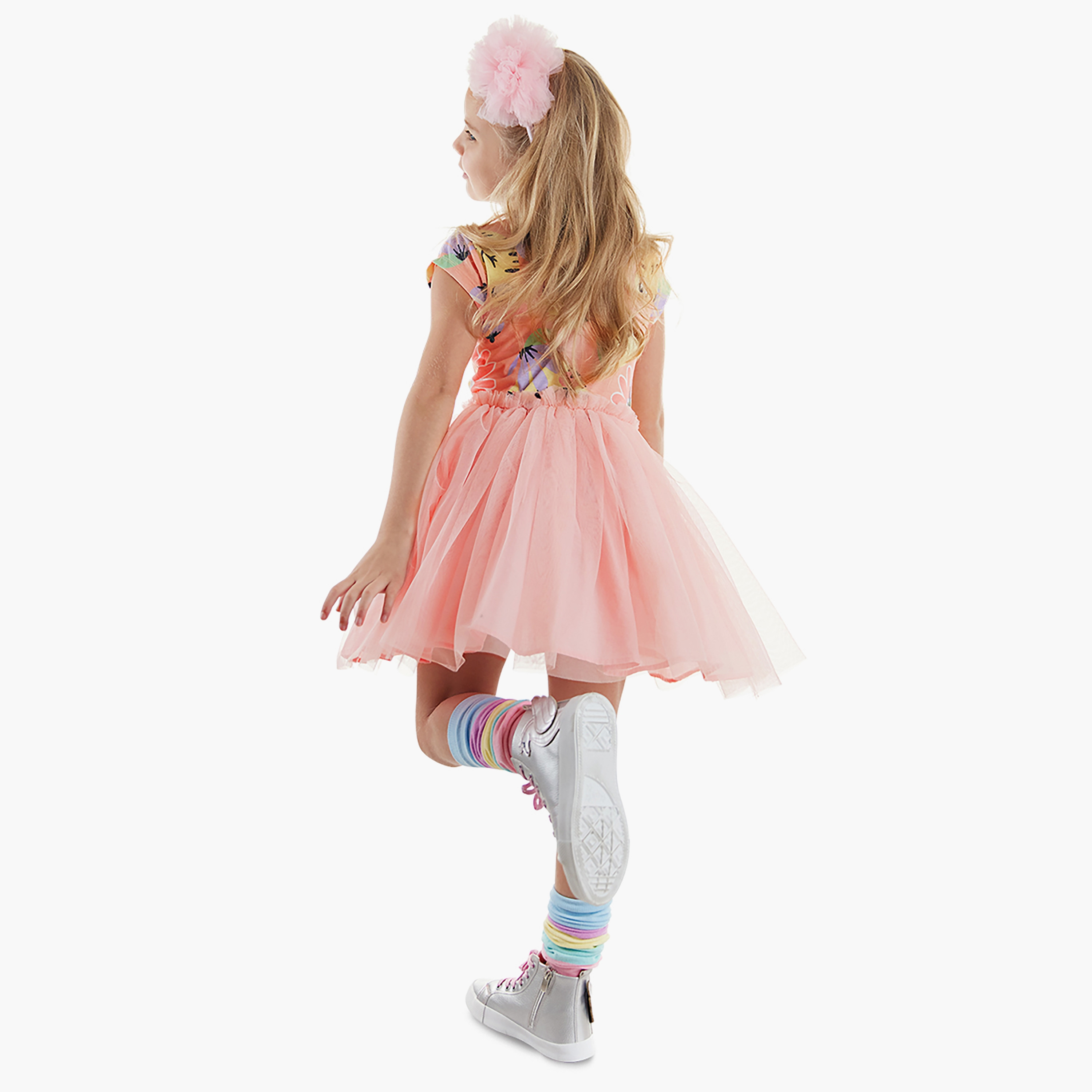 Denokids Printed Short Sleeves Dress-girls-clothing-dressesandjumpsuits-image-2