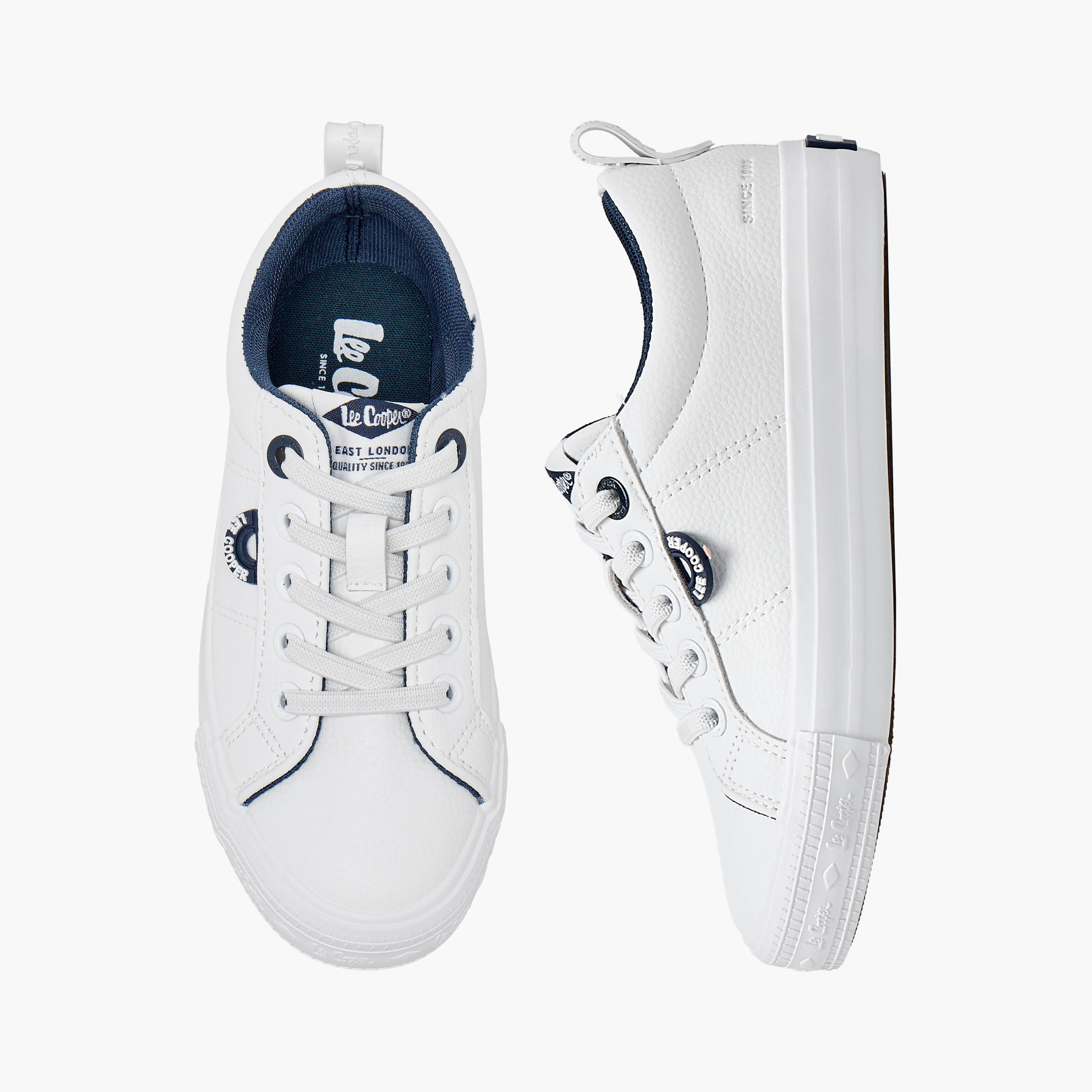 حذاء سنيكرز بطول الكاحل ورباط إغلاق للأولاد من لي كوبر-boys-shoes-sneakers-image-1